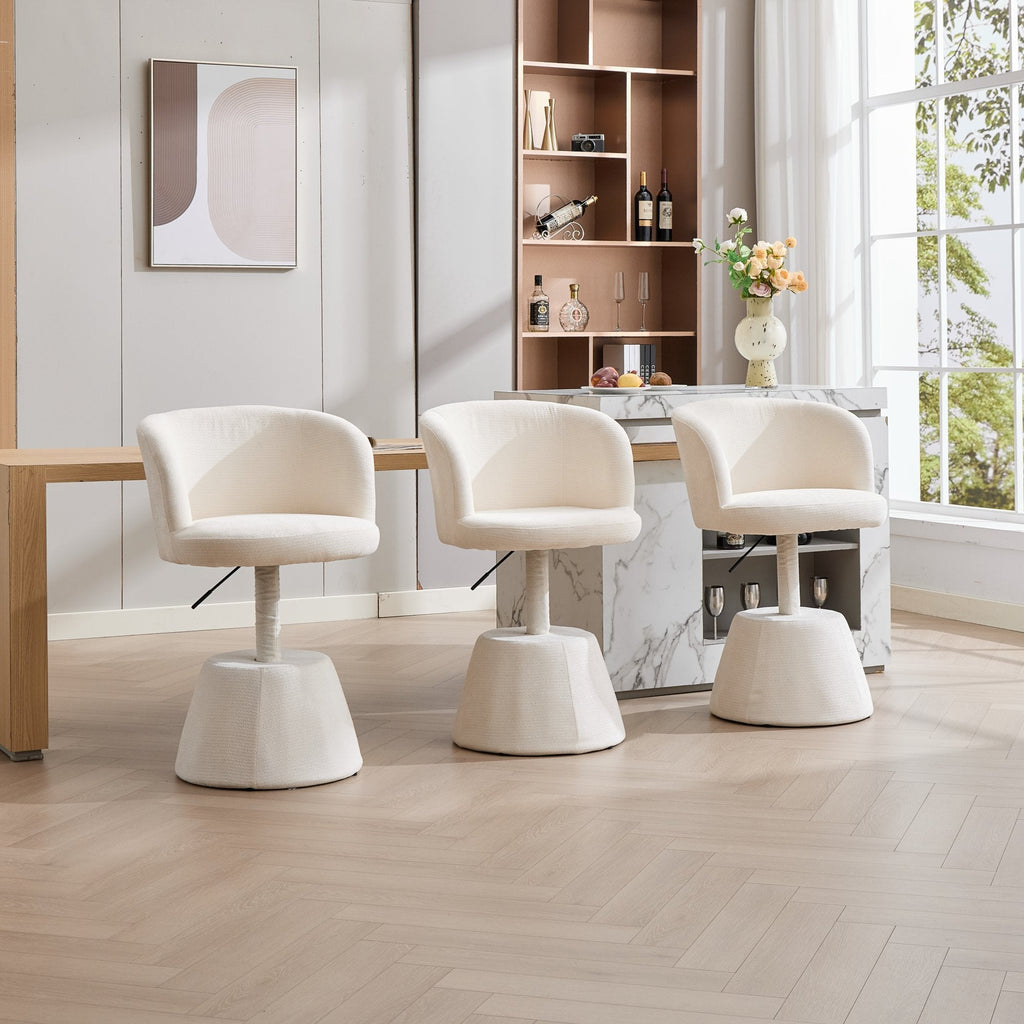 Adjustable Height 360° Swivel Ergonomic Bar Stool