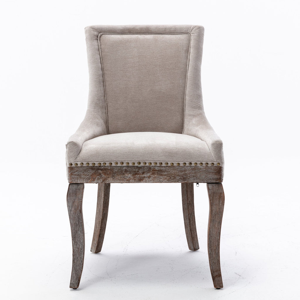 Ultra Side Thickened Fabric Dining Chair (Set of 2)