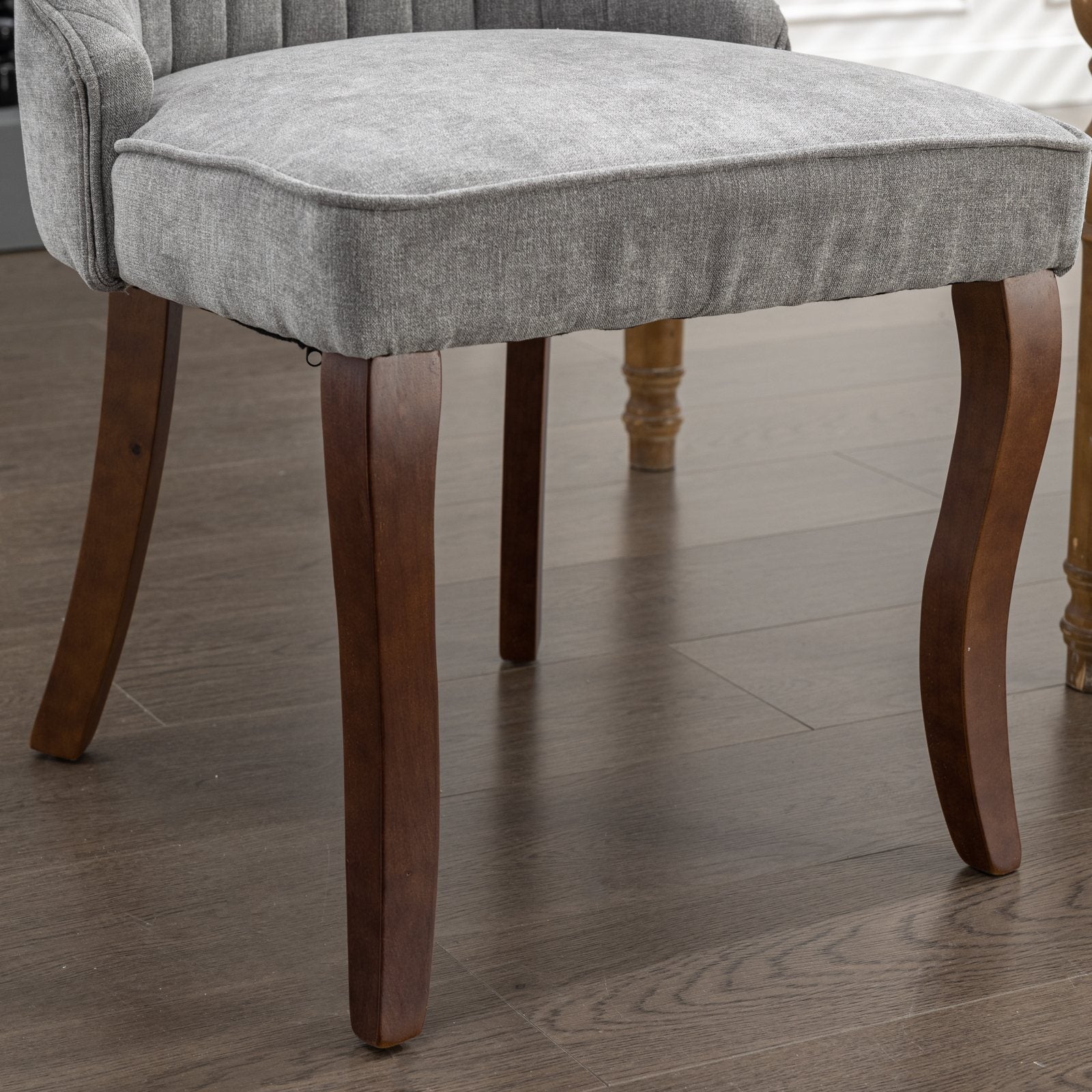 Rayon Cloth Flocking Velvet/Linen Dining Chairs (Set of 2)