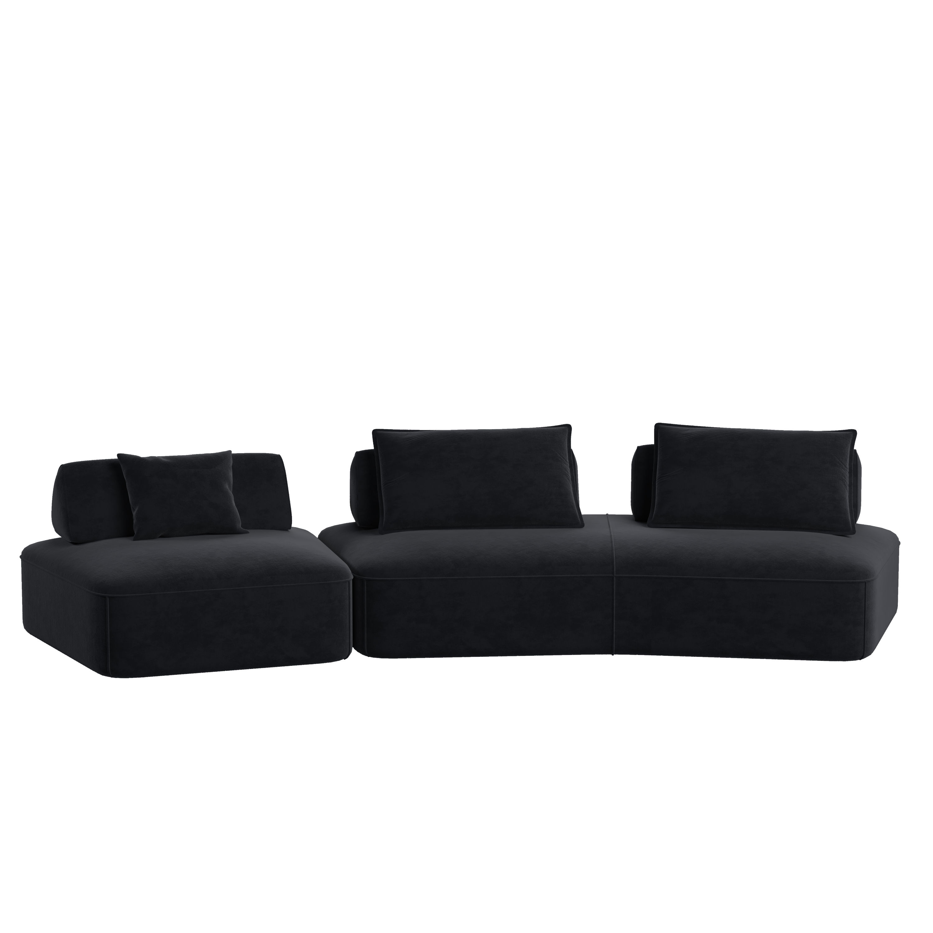 Modern Light Luxury Oversized Modular Sectional Sofa Set