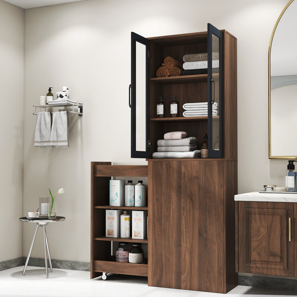 70.87'H Modern Display Storage Cabinet