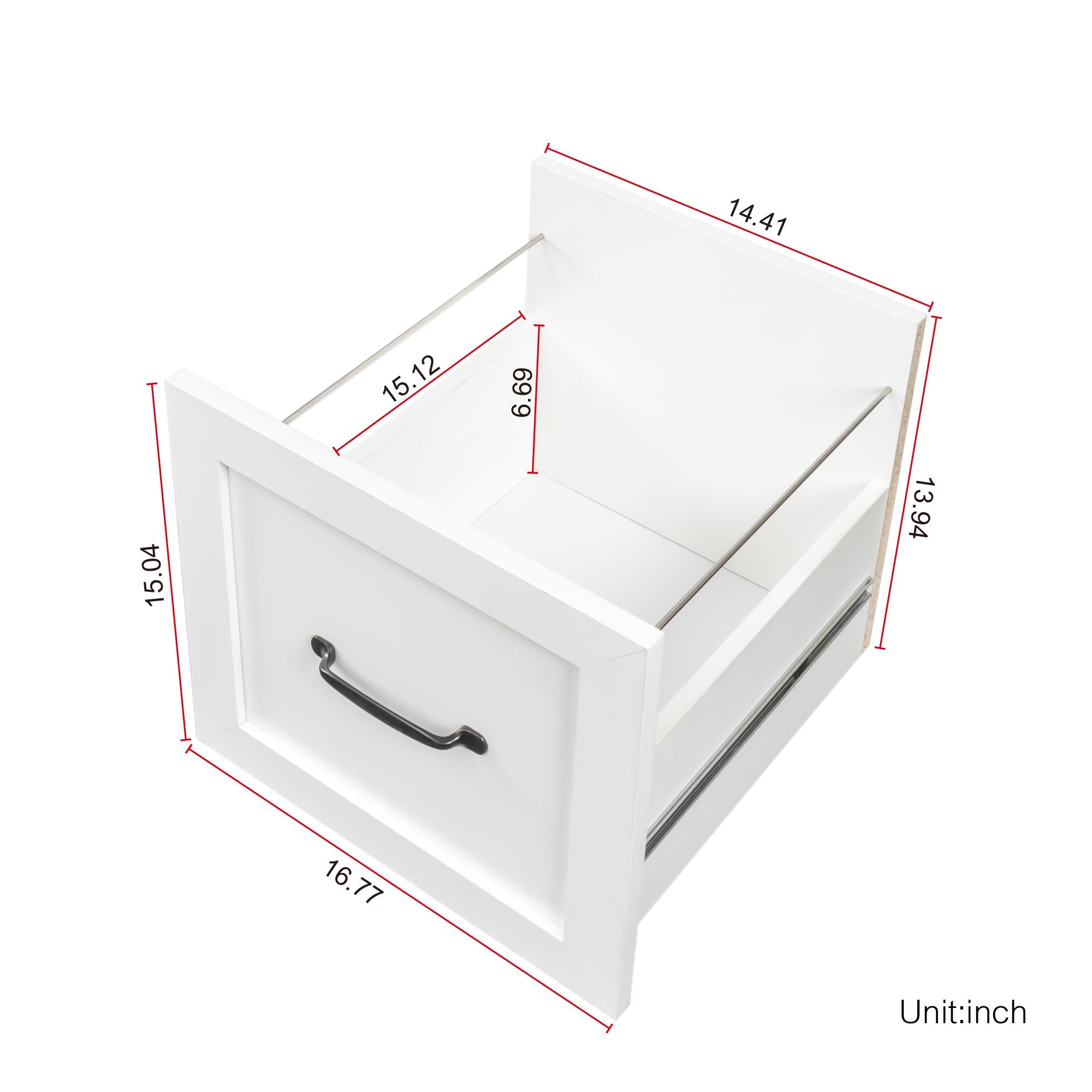 Space-Saving Home Office Computer Workstation with Storage Shelves