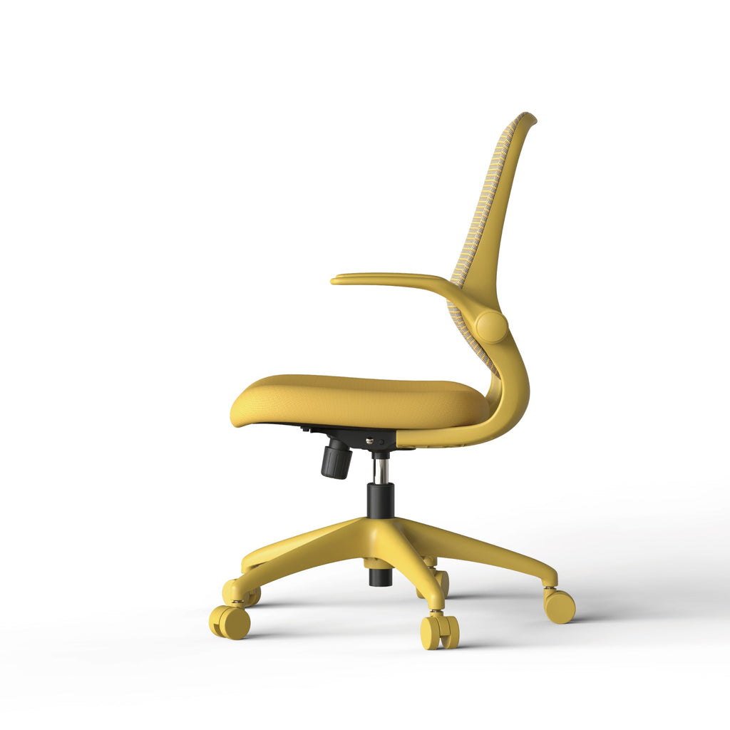 Colorful Ergonomic Office Chair with Flip-Up Armrests