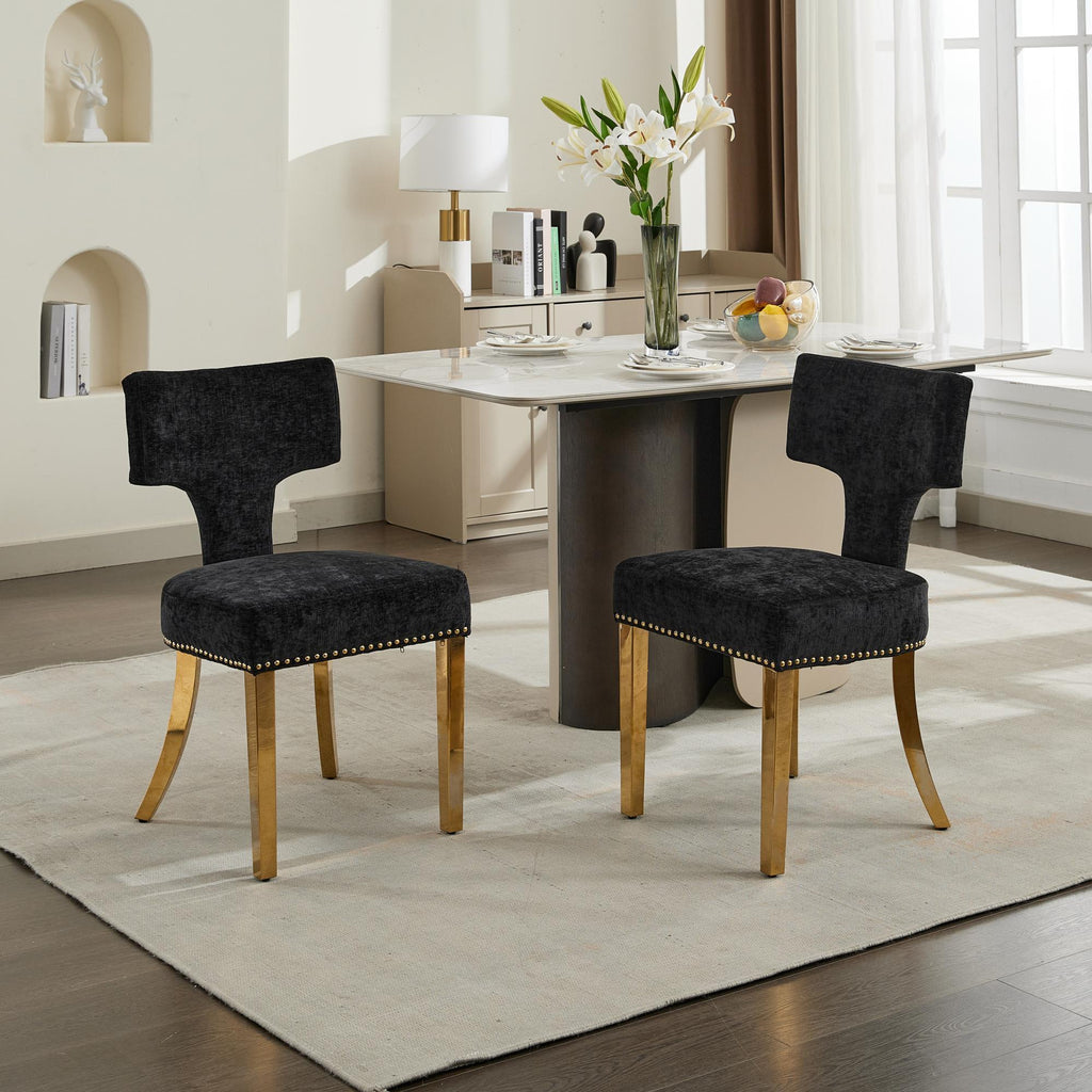 Mid Century Modern Dining Chairs (Set of 2)
