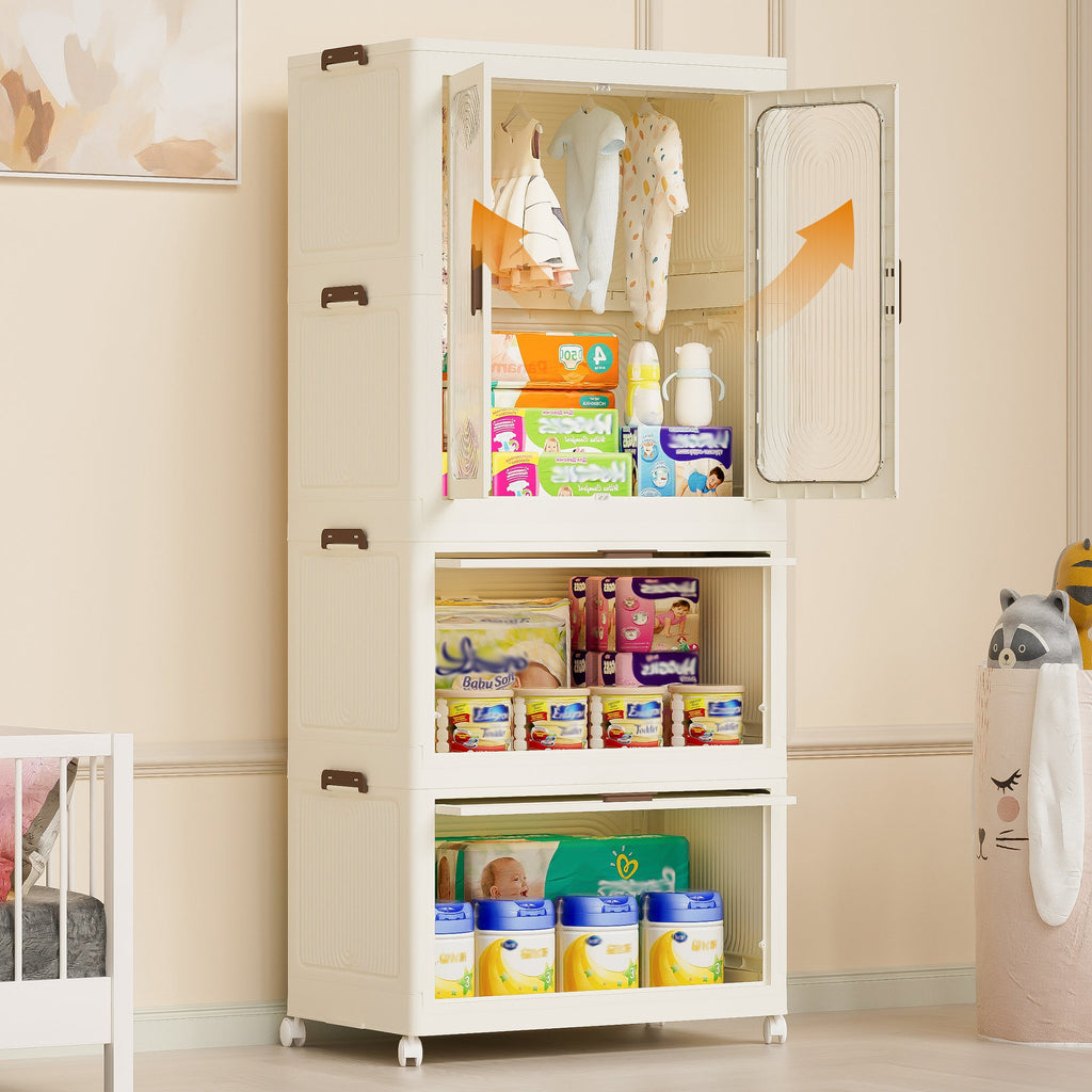Portable Wardrobe Closet Storage Organizer