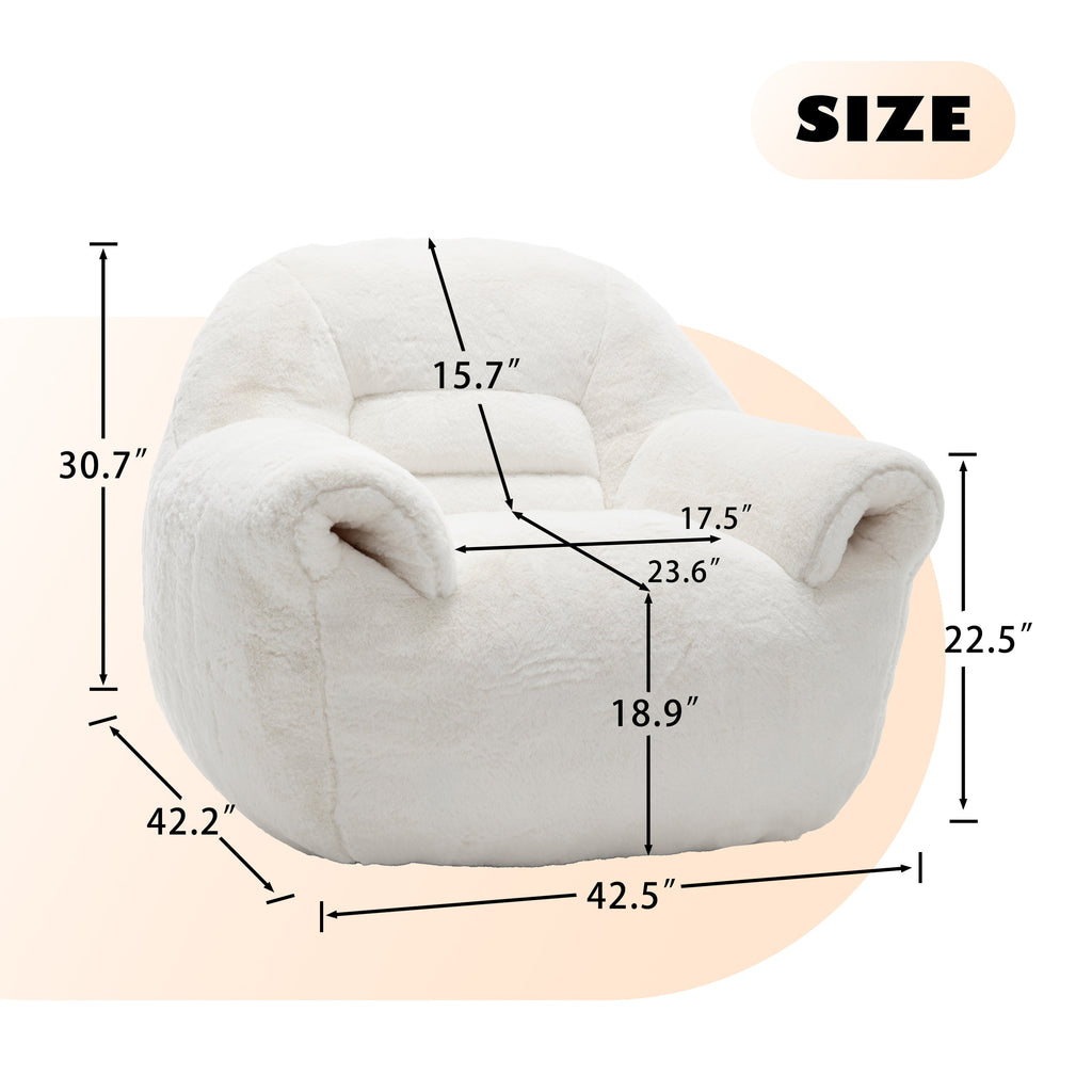Comfy Bean Bag Sofa with Back Support