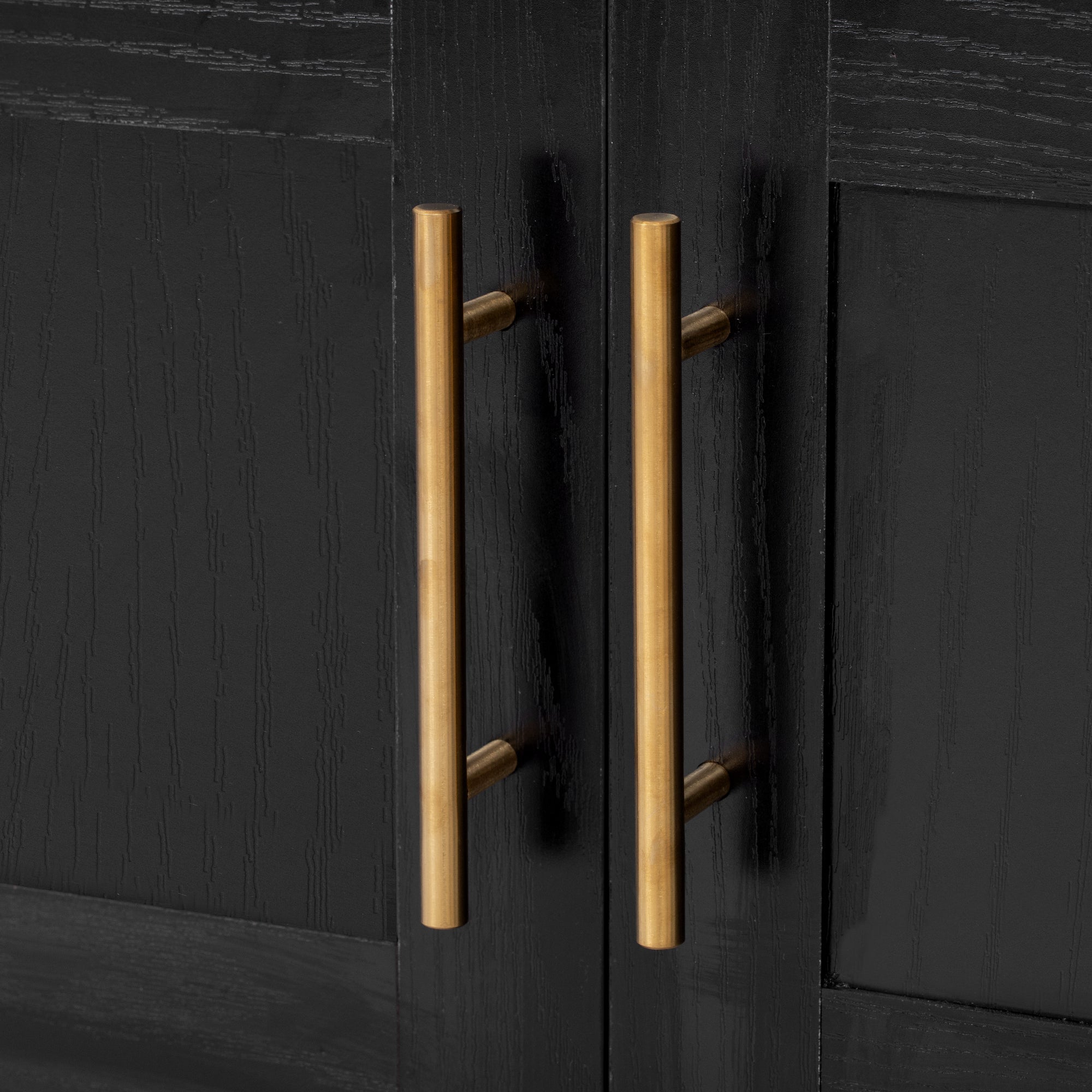71" Tall Arched Farmhouse Kitchen Pantry Cabinet with Door Shelves