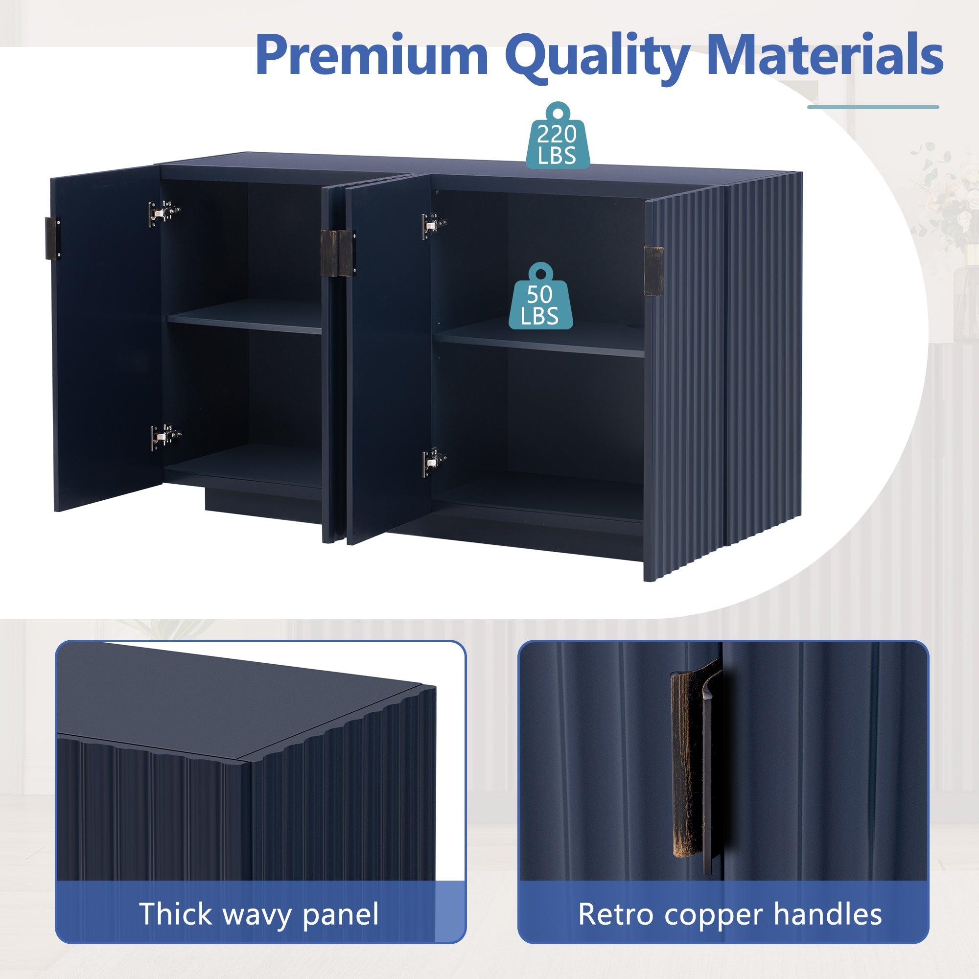 Sideboard Cabinet with Ample Storage Space