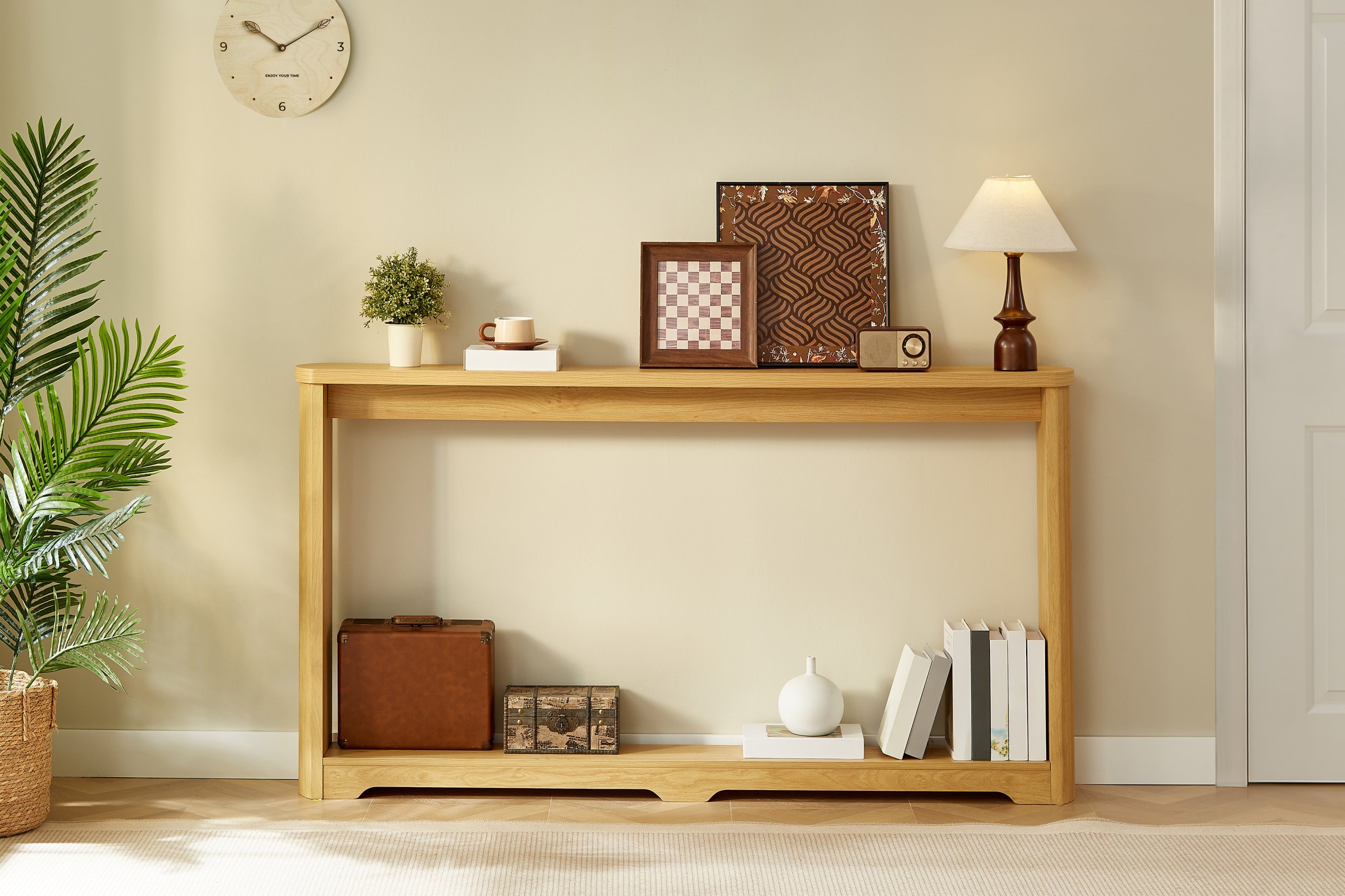 70.1" Corrugated Texture Storage Table