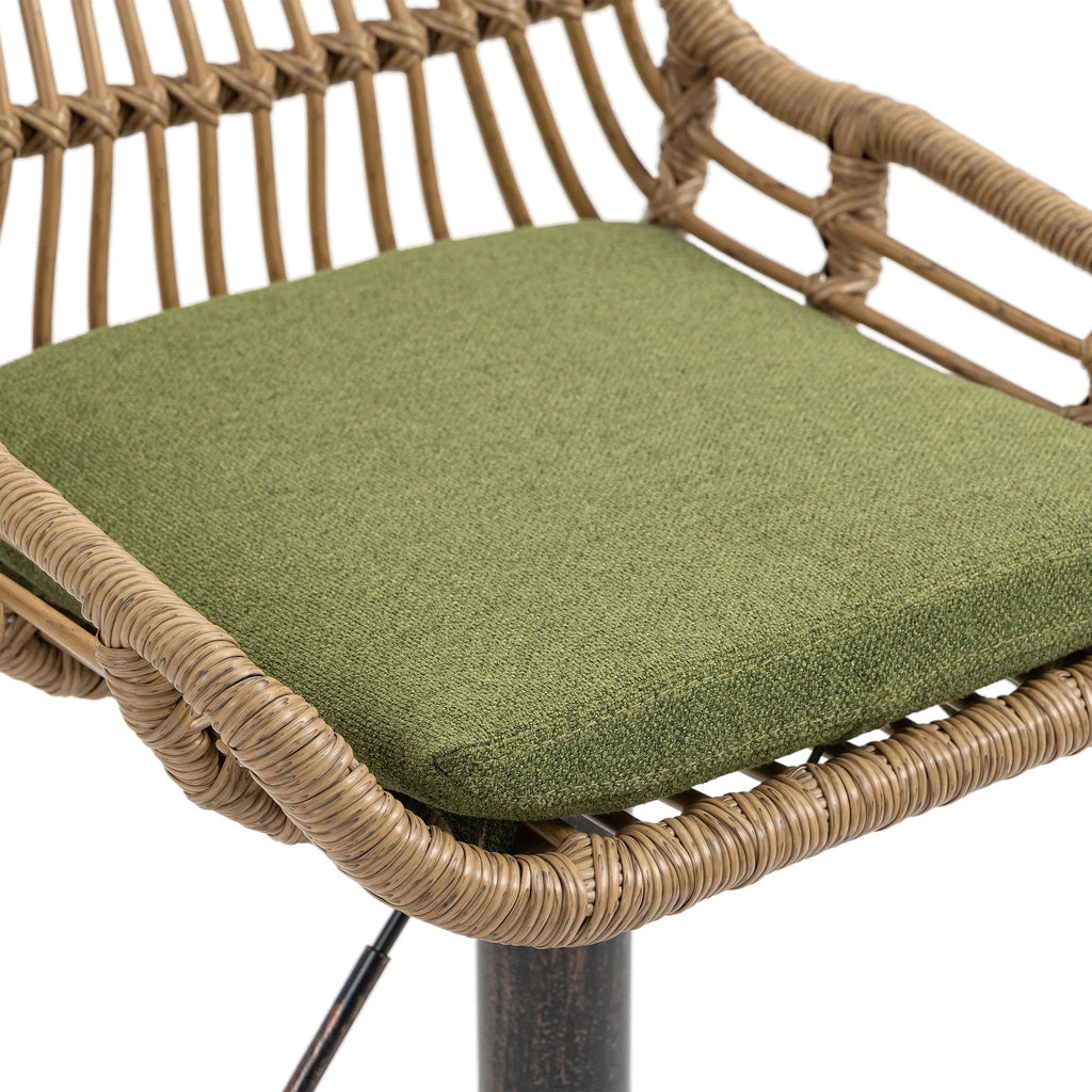 Modern Swivel Bar Stools (Set of 2)
