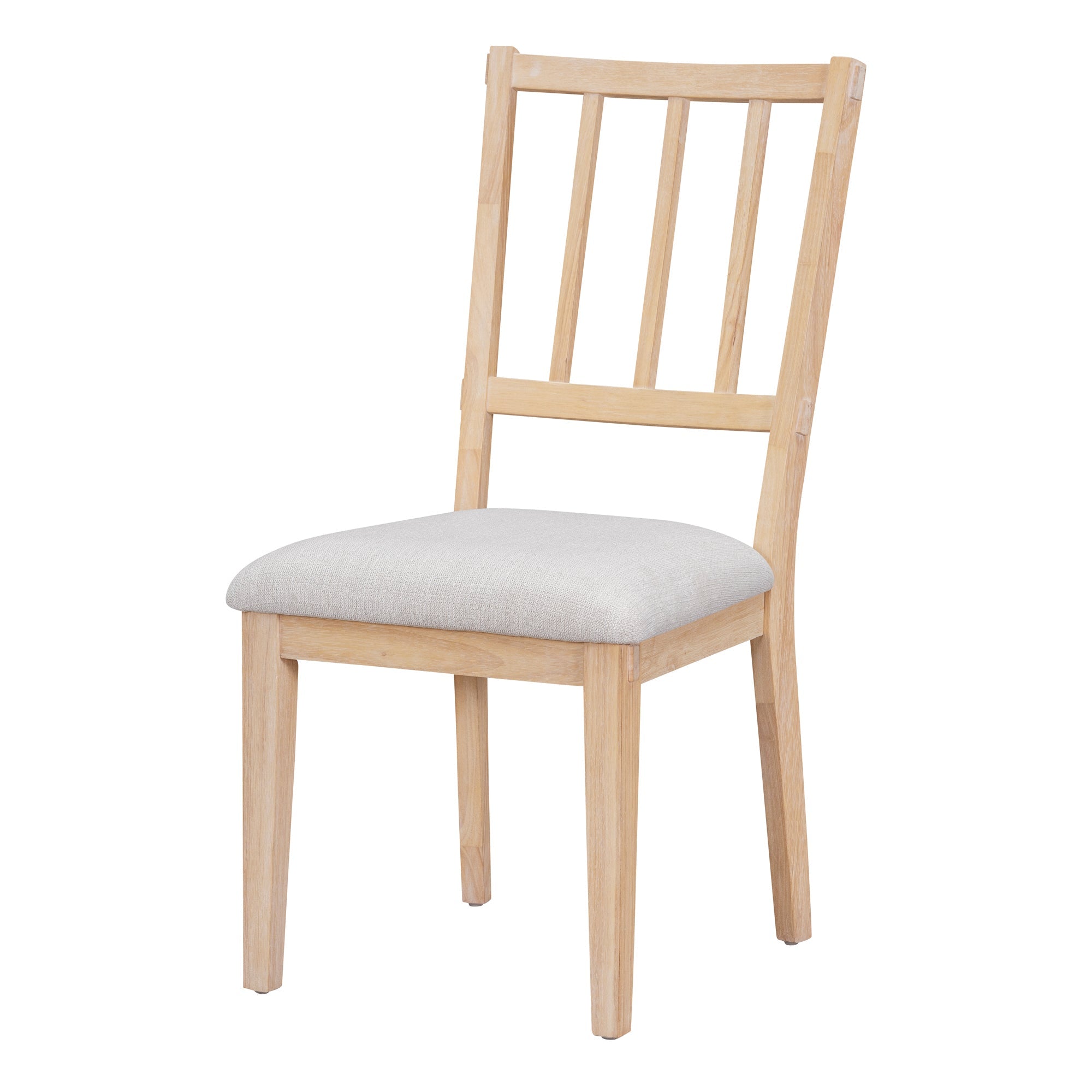 Rustic Charm Round Dining Set with 3 Upholstered Chairs