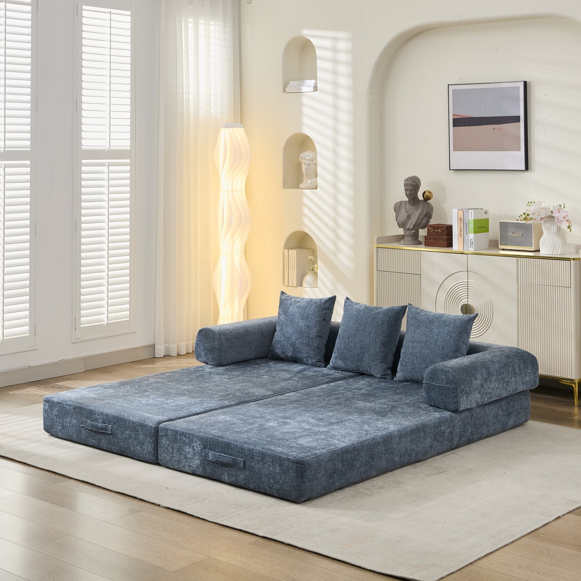 Comfy Convertible Folding Mattress Sofa Bed