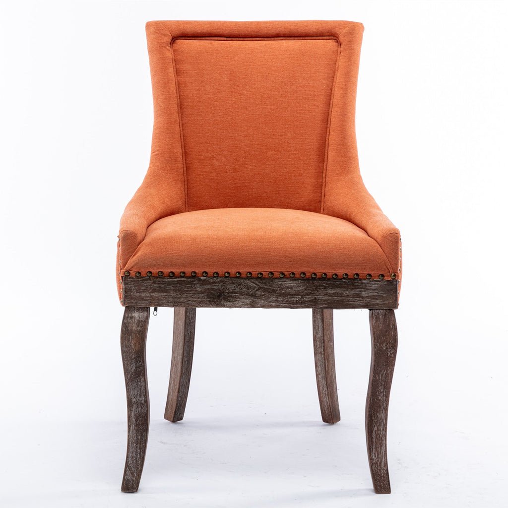 Ultra Side Thickened Fabric Dining Chair (Set of 2)