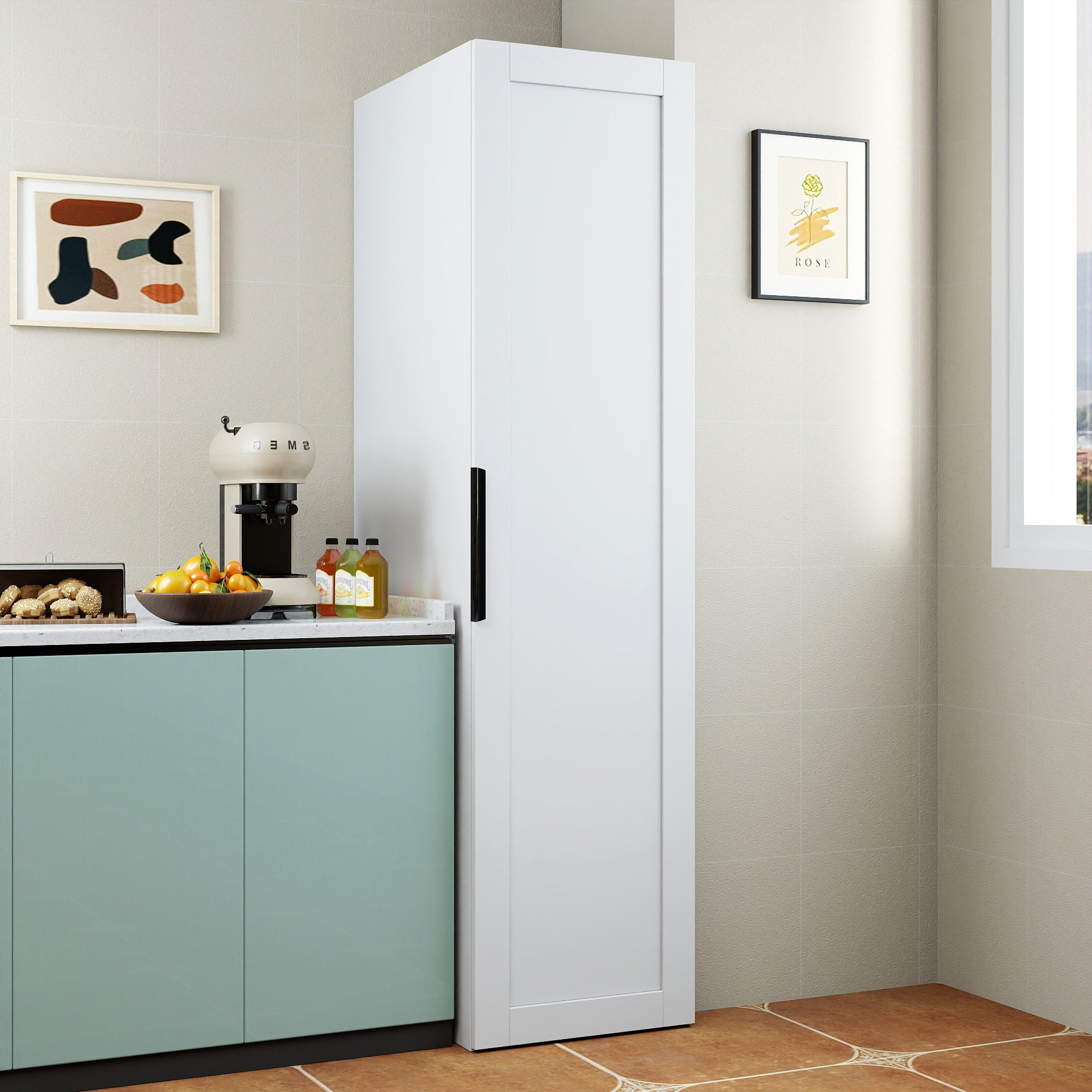 Kitchen Pantry Freestanding Buffet Storage Cabinet