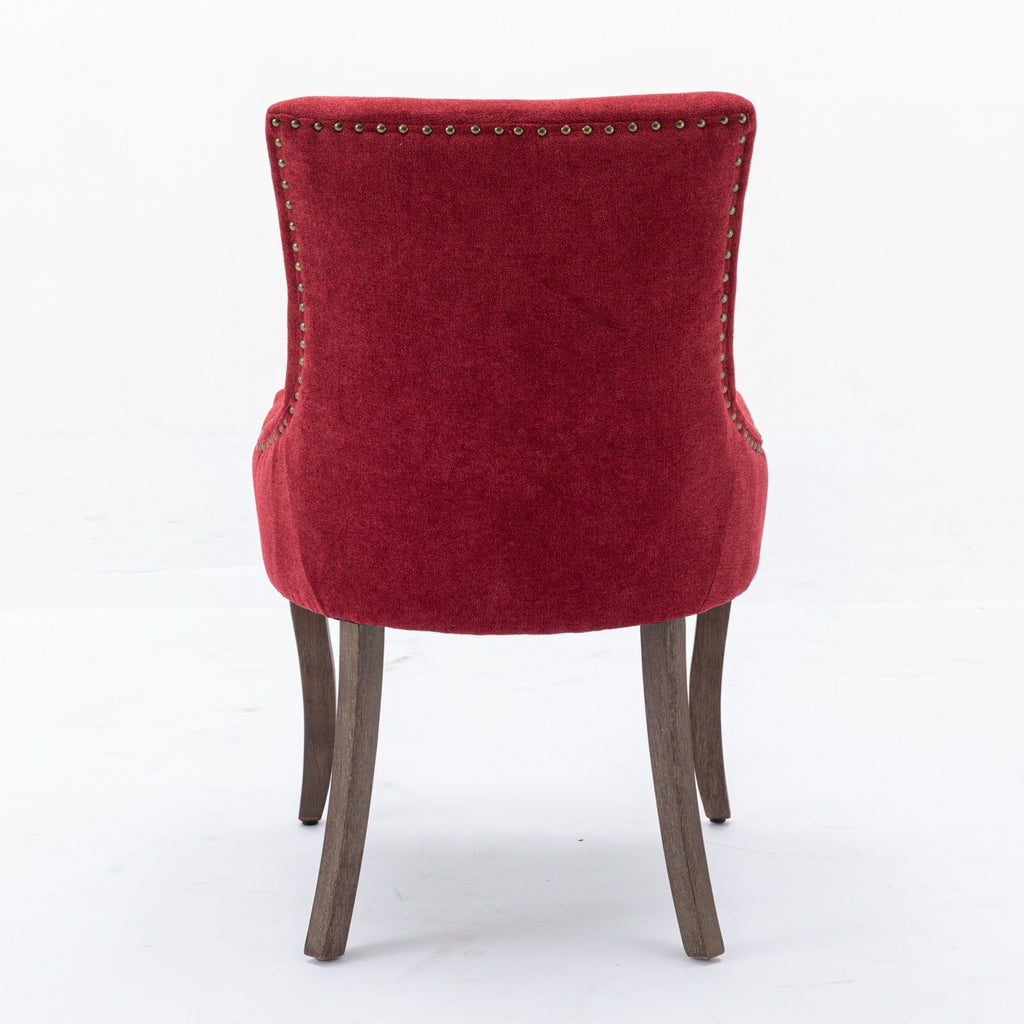 Ultra Side Thickened Fabric Dining Chair (Set of 2)