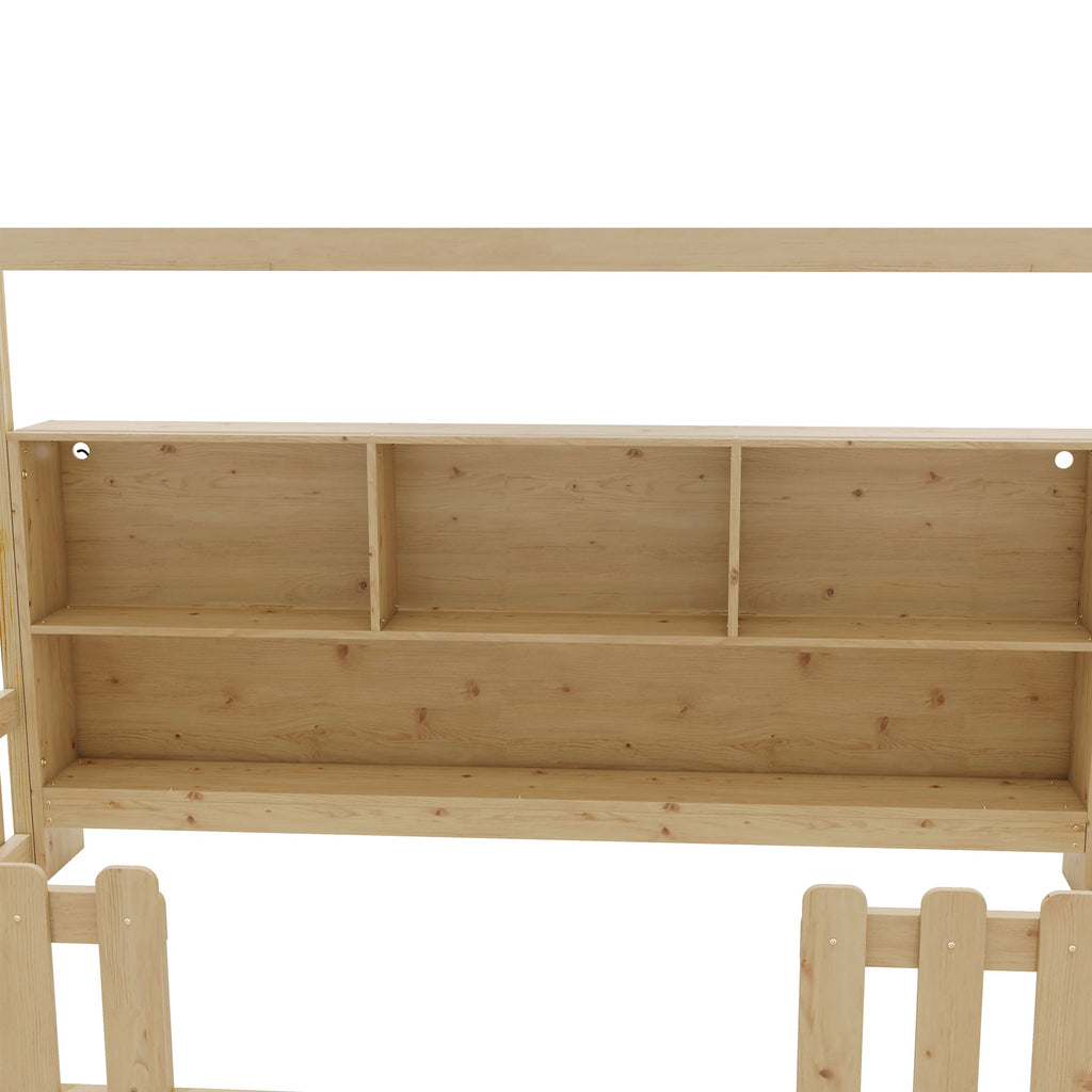 Twin Size House Bed with LED Light