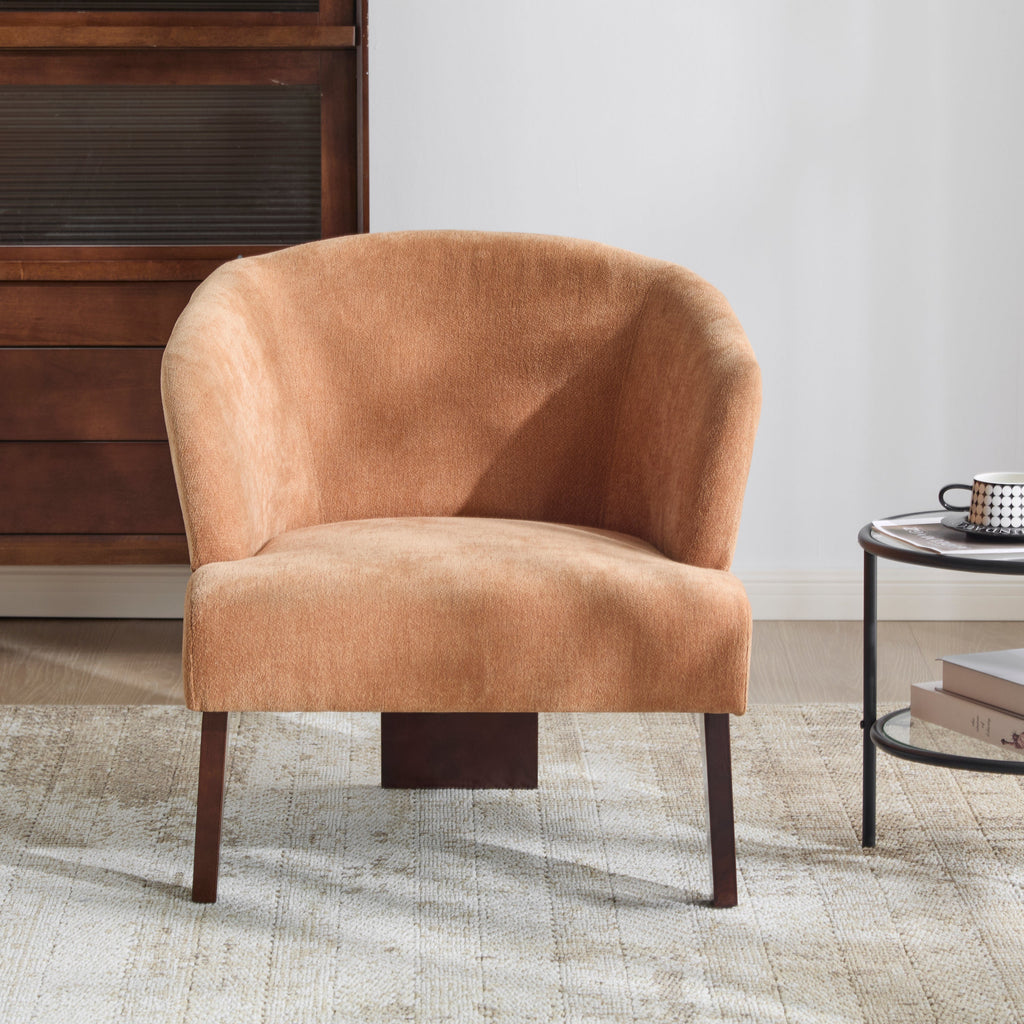 Modern Accent Sofa Chair with Round Back