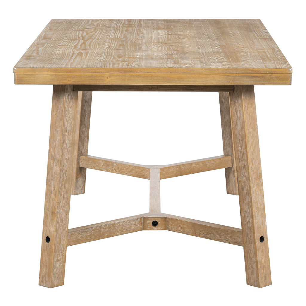 6 Pieces Retro Farmhouse Style Dining Set