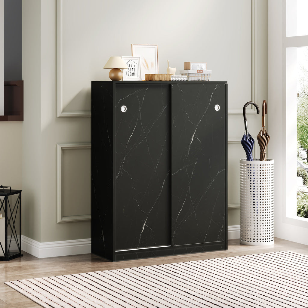 Marble Shoe Cabient with Sliding Door