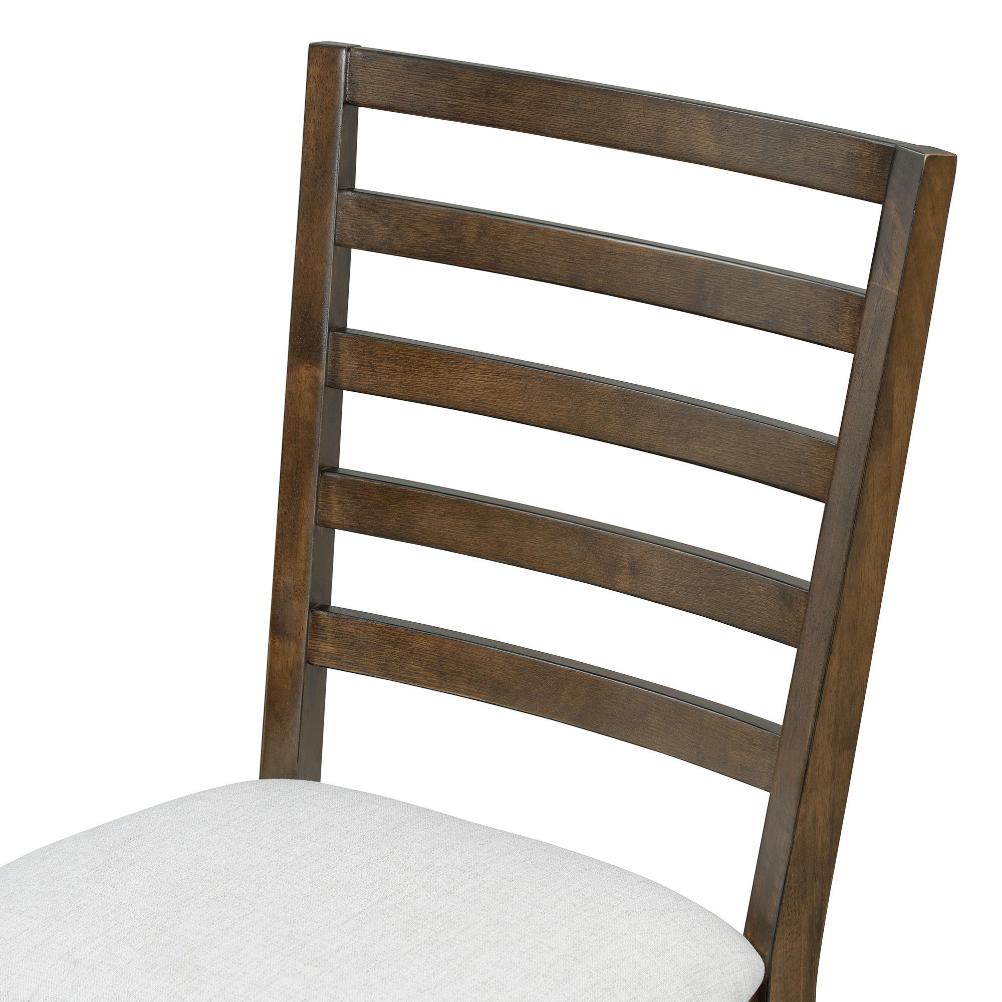 5-Piece Retro Extendable Dining Table Set with 16" Removable Leaf