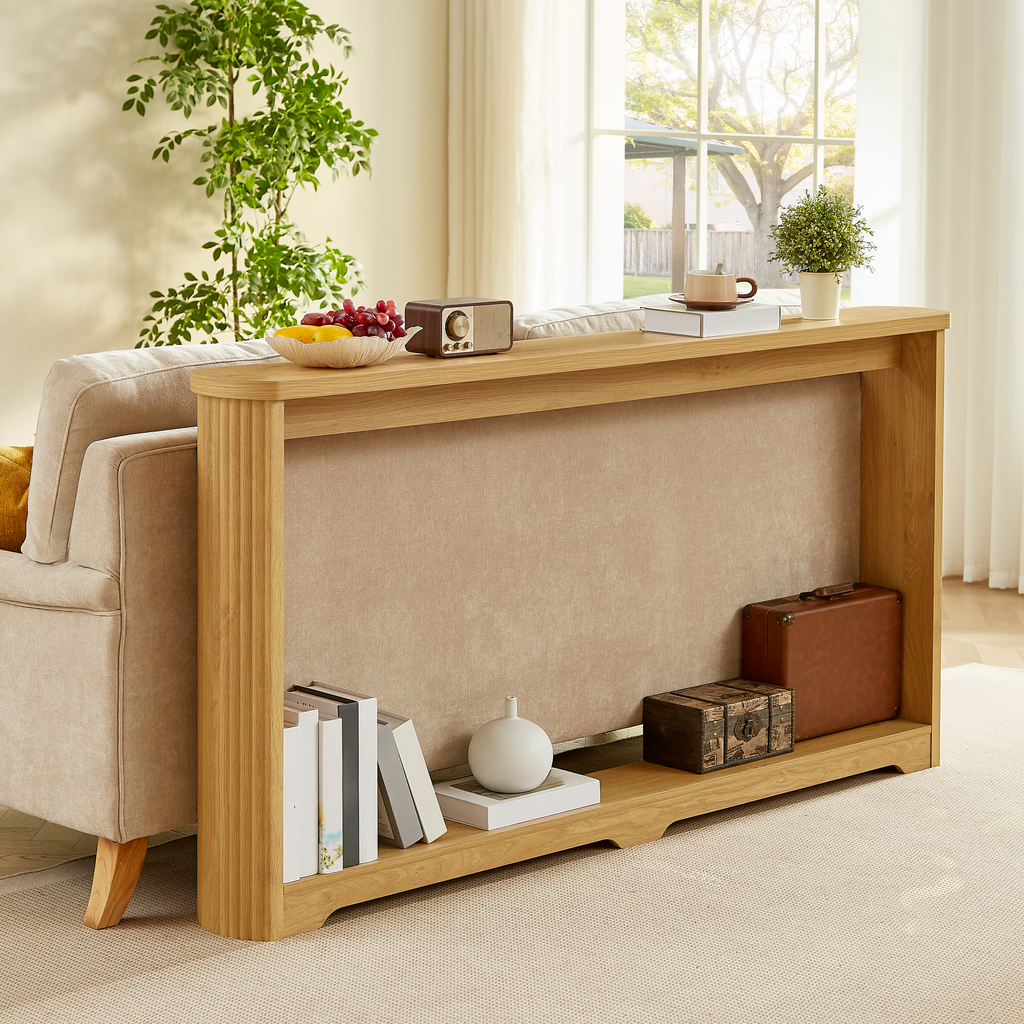 70.1" Corrugated Texture Storage Table