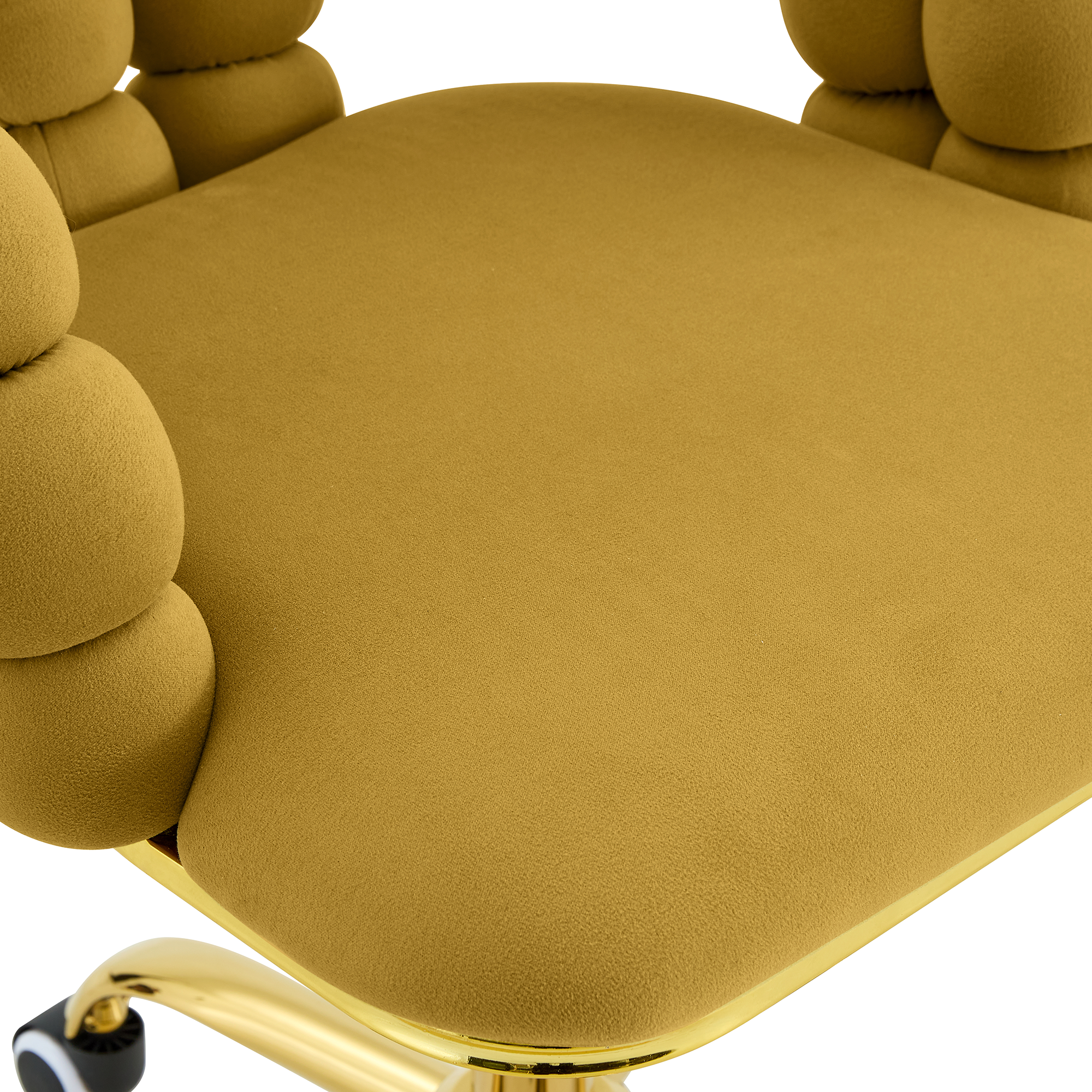 Coloful Modern Velvet Adjustable Swivel Desk Chair with Bubble Back