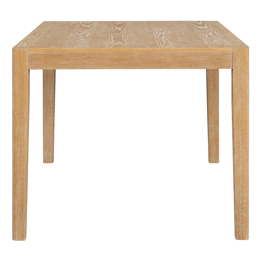 7-Piece Retro Rectangular Wood Dining Table Set