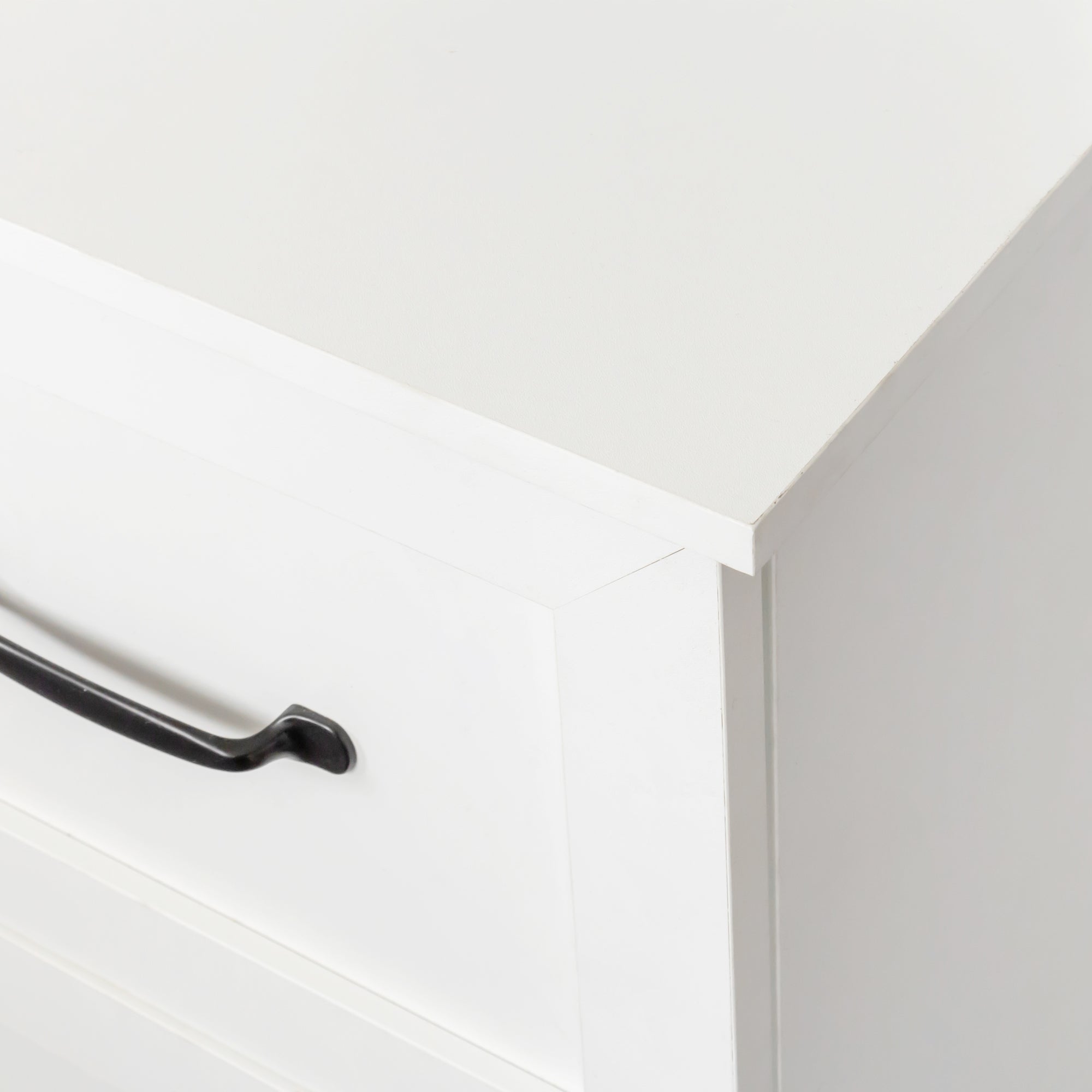 Space-Saving Home Office Computer Workstation with Storage Shelves