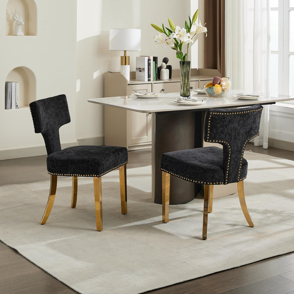 Mid Century Modern Dining Chairs (Set of 2)