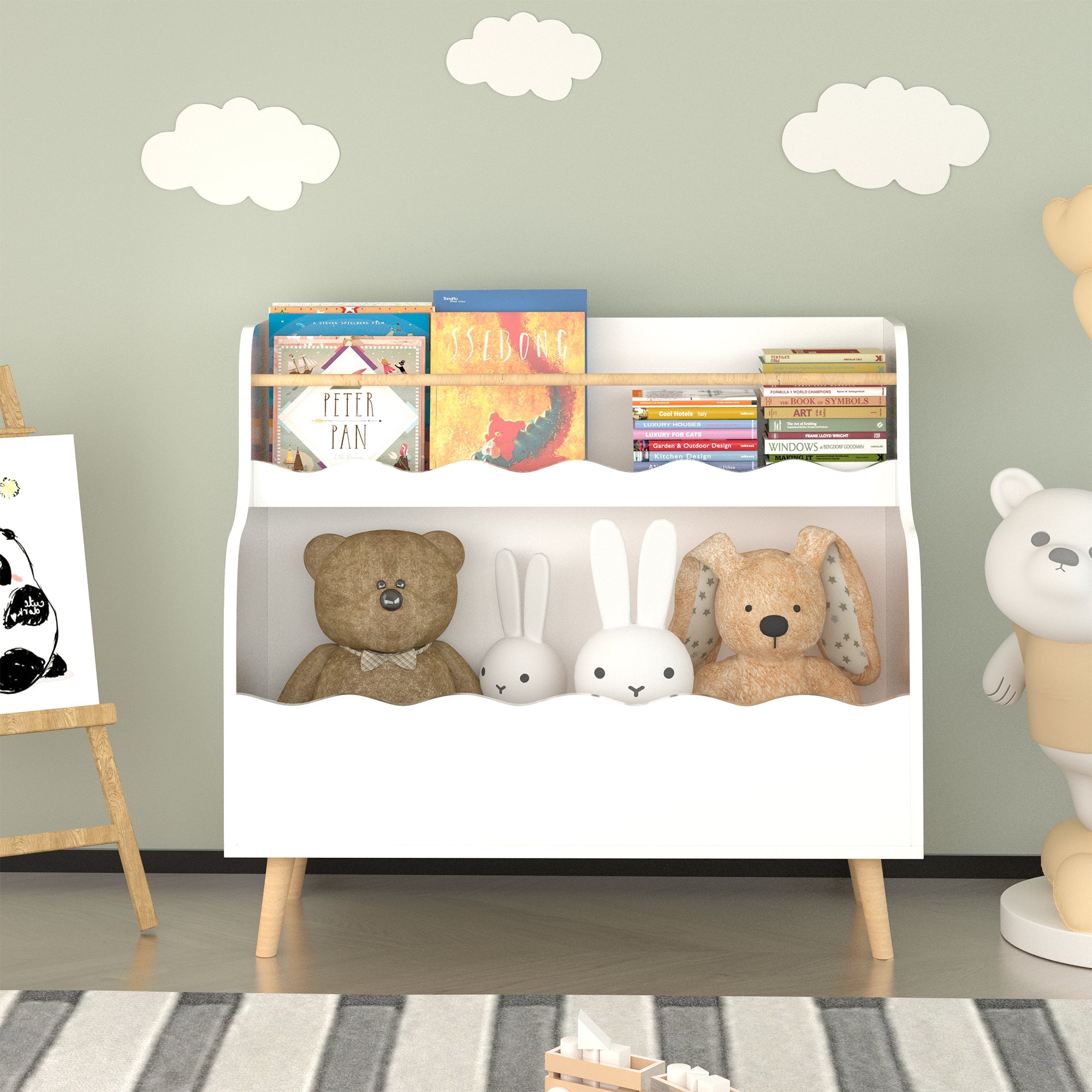Children Toy Storage Cabinet Organizer