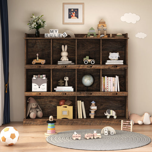 10-shelf MDF Bookcase