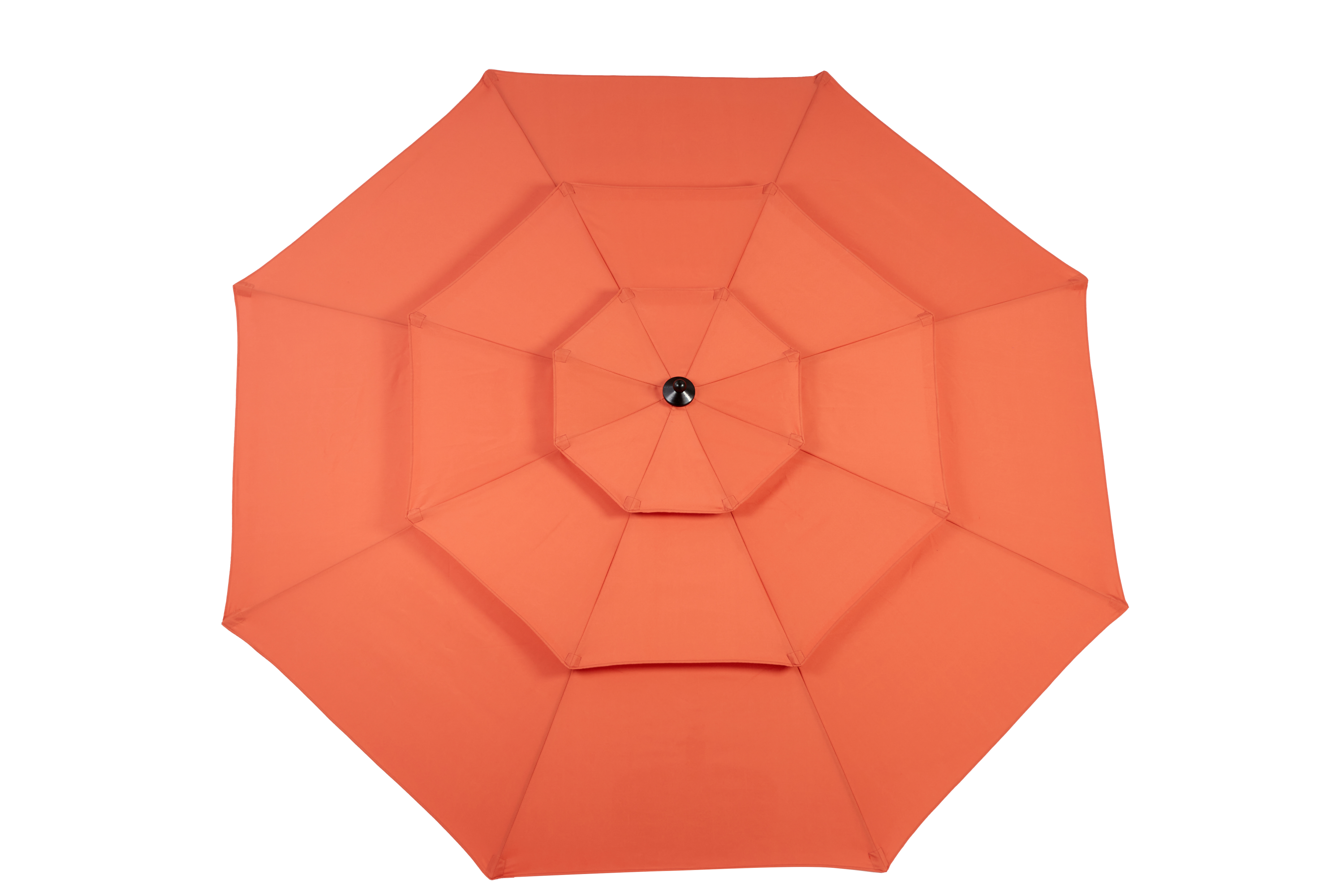 10ft 3-Tier Aluminium Patio Umbrella with Auto-Tilt (No Base)