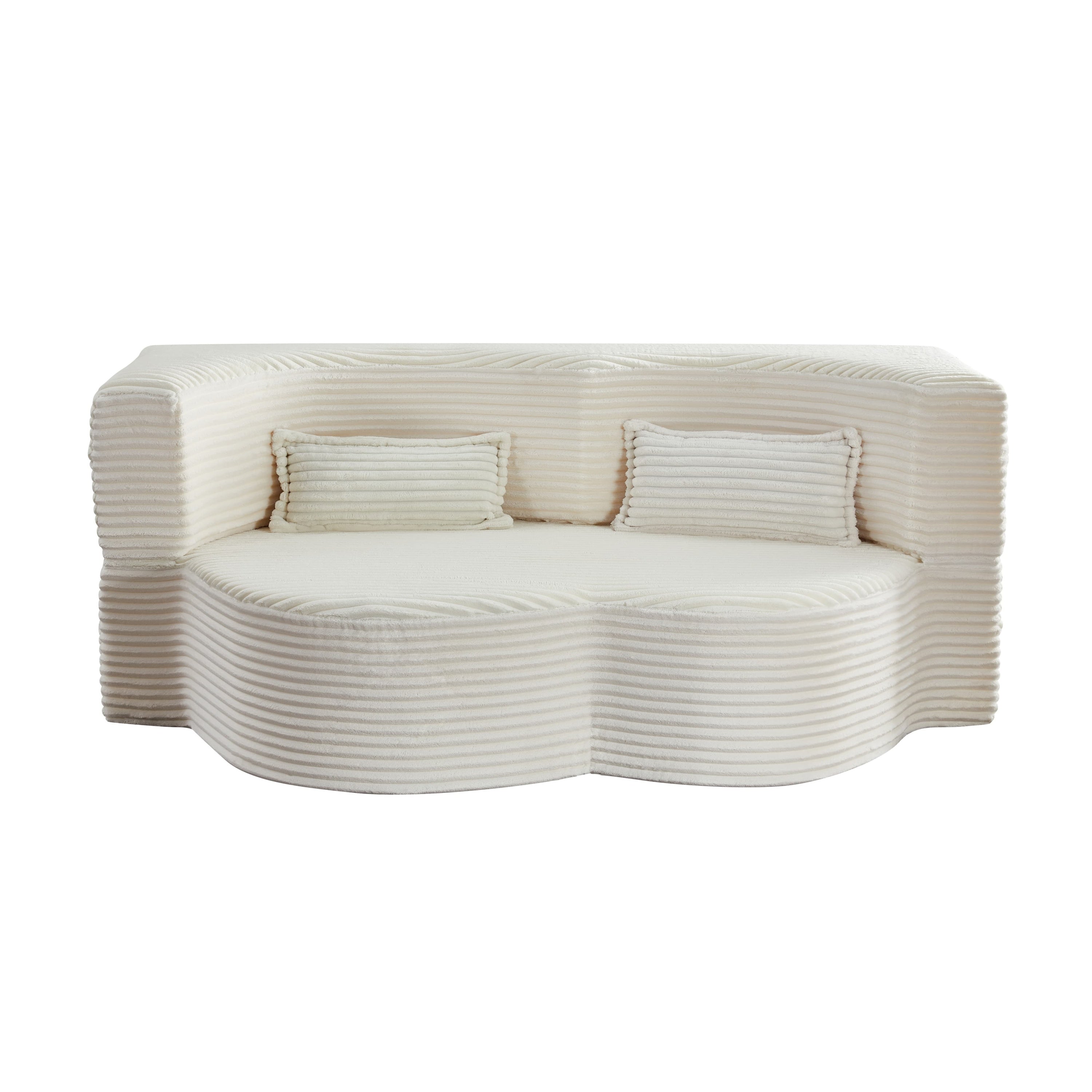 Full Size Convertible Floor Sleeper Sofa Bed