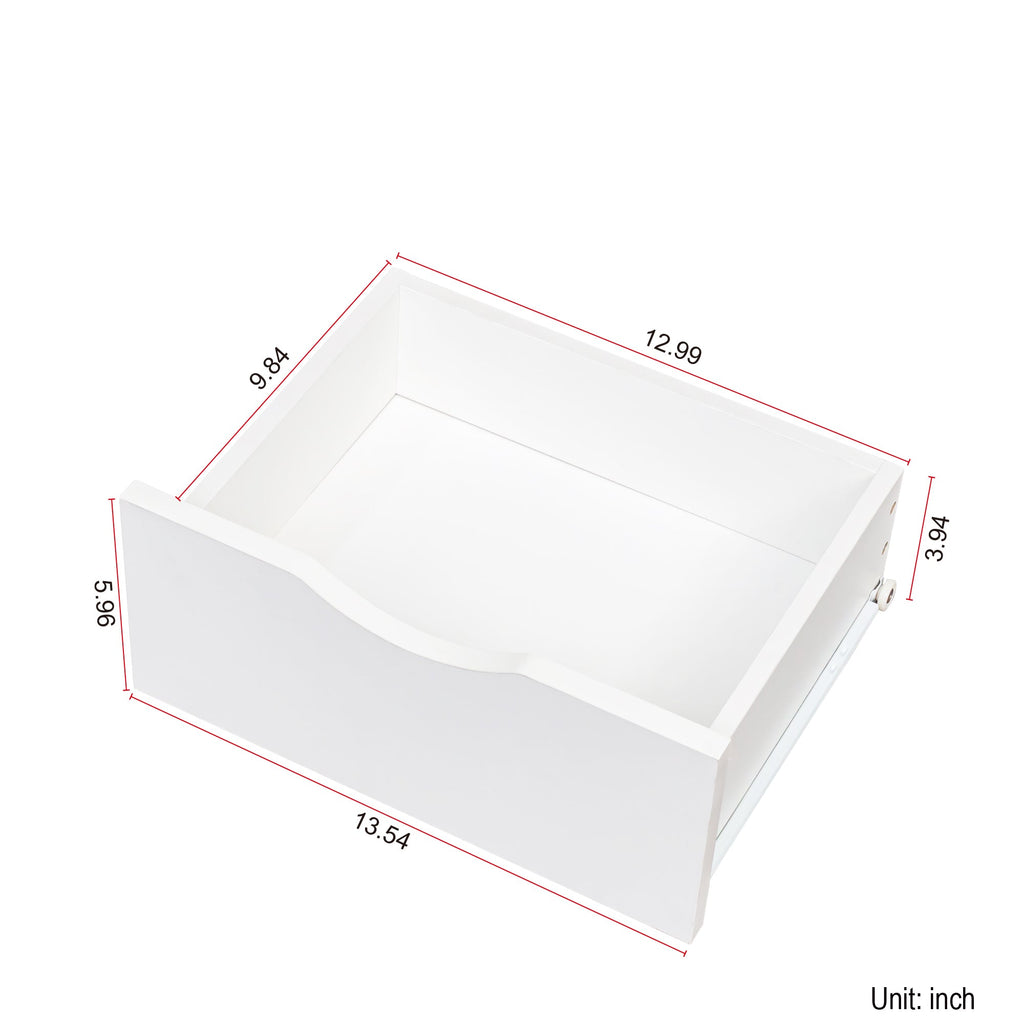 Night Stand with 2 Storage Drawers for Bedroom