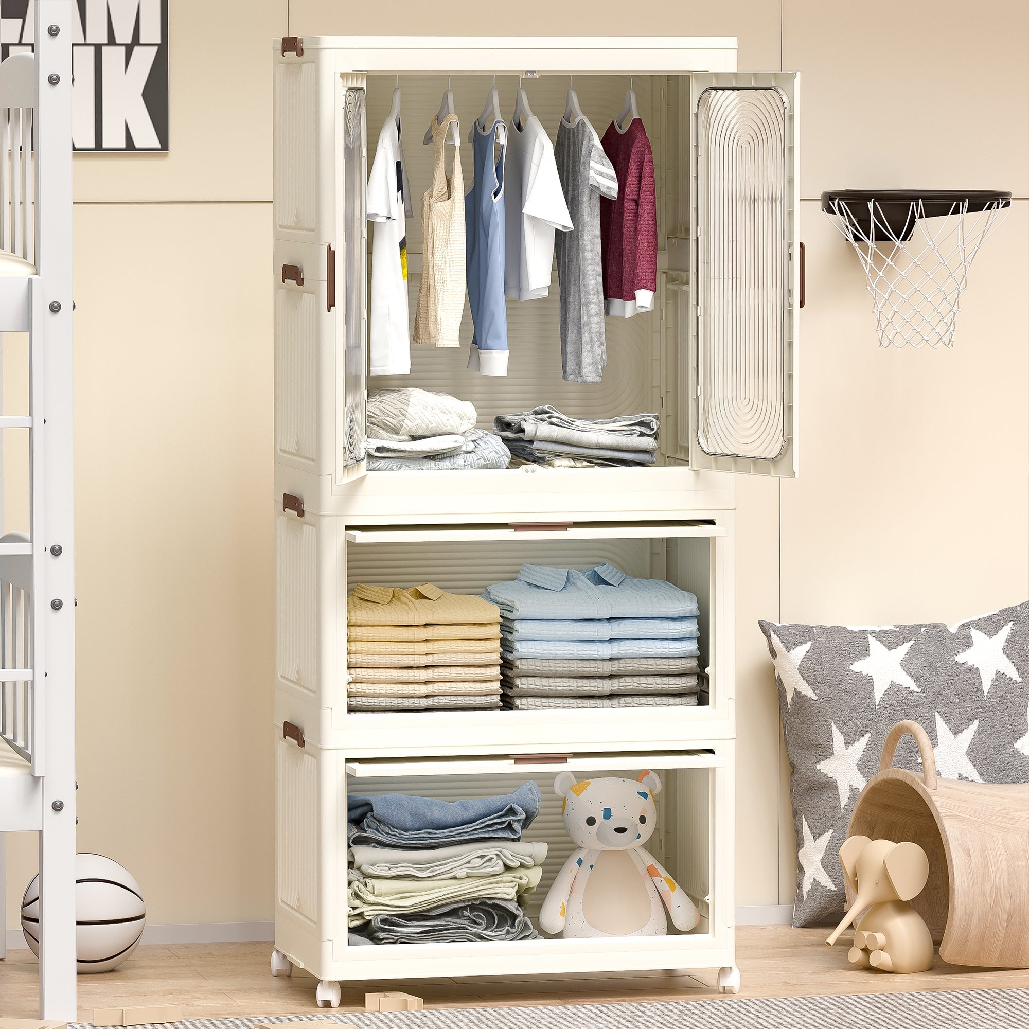 Portable Wardrobe Closet Storage Organizer