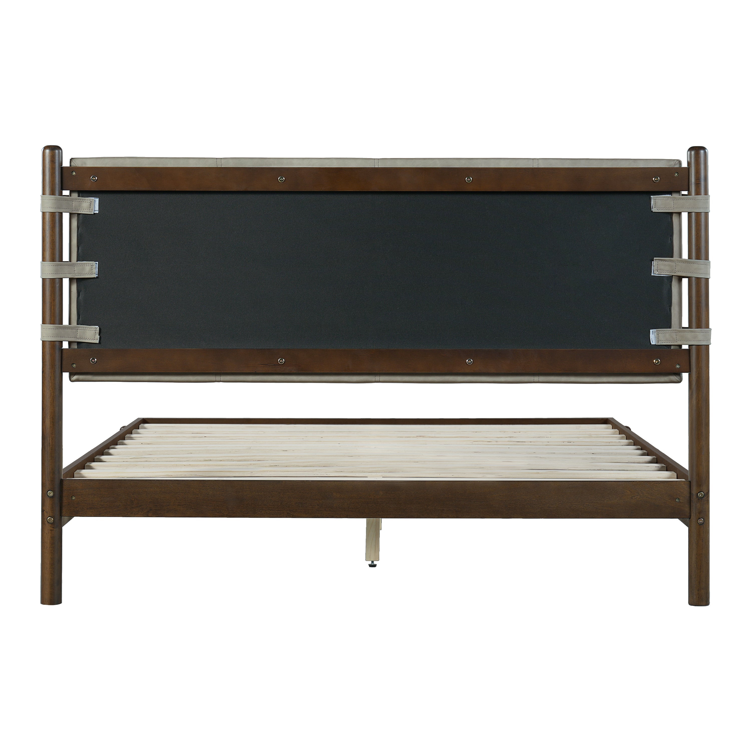 Premium Queen Size Rubber Wood Platform Bed Frame