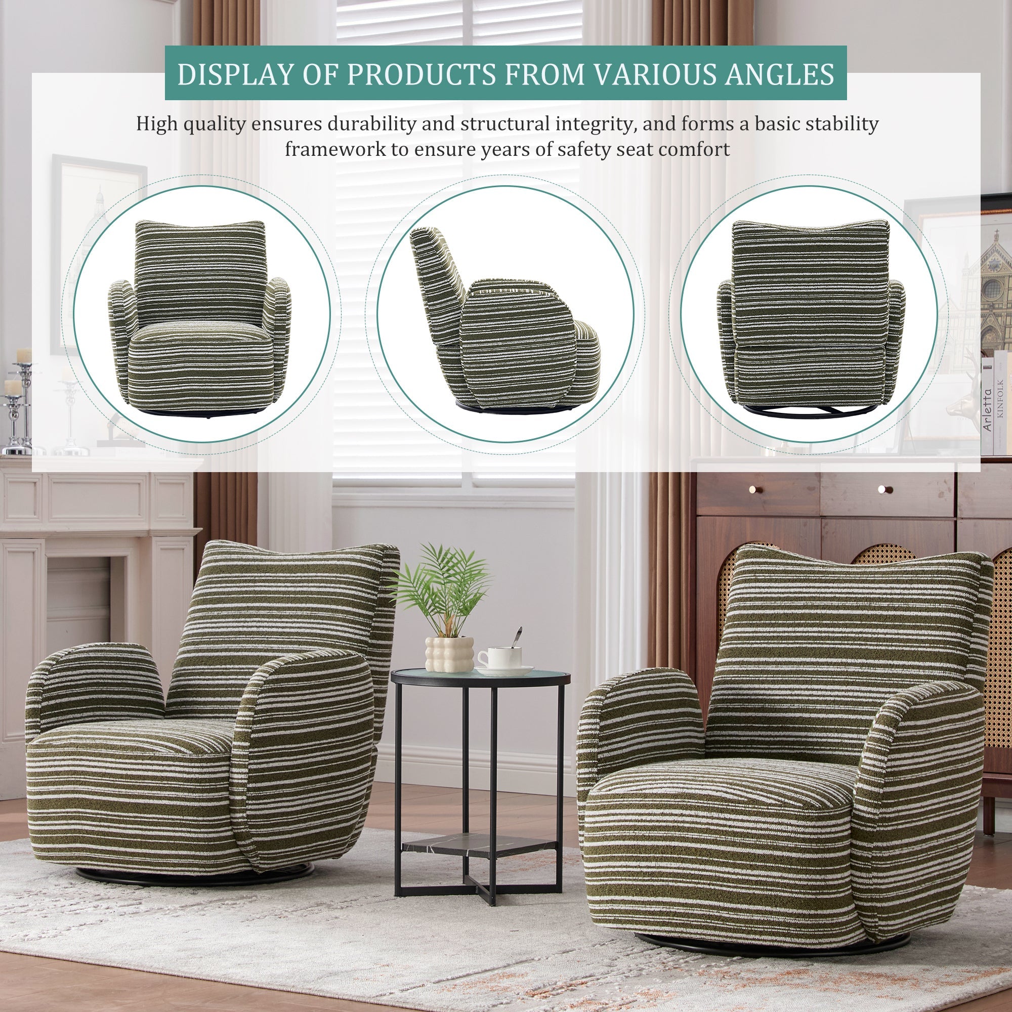 Modern Style Swivel Leisure Chair