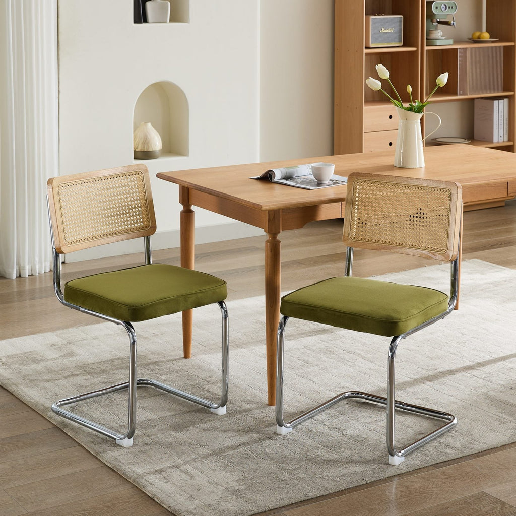 Mid Century Modern Dining Chairs (Set of 2)