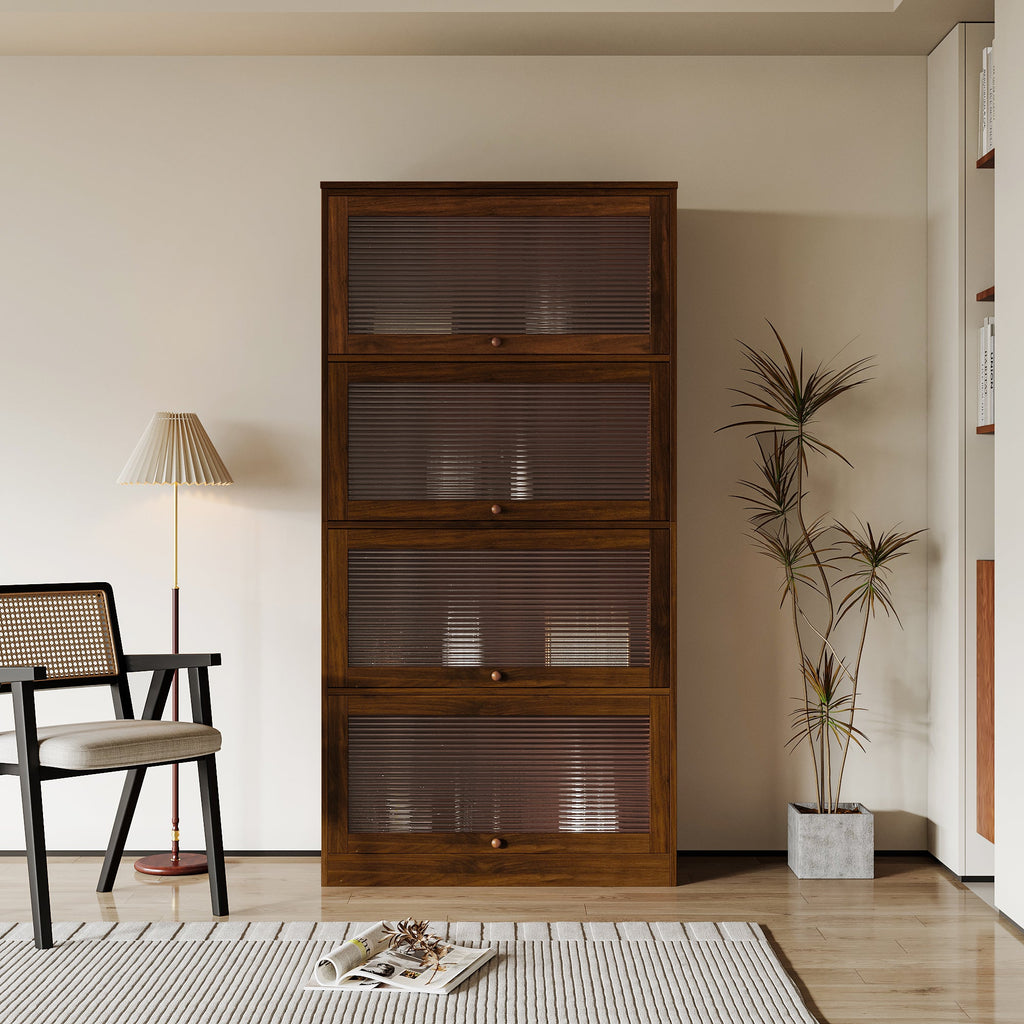 Contemporary Closed Back Glass Doors