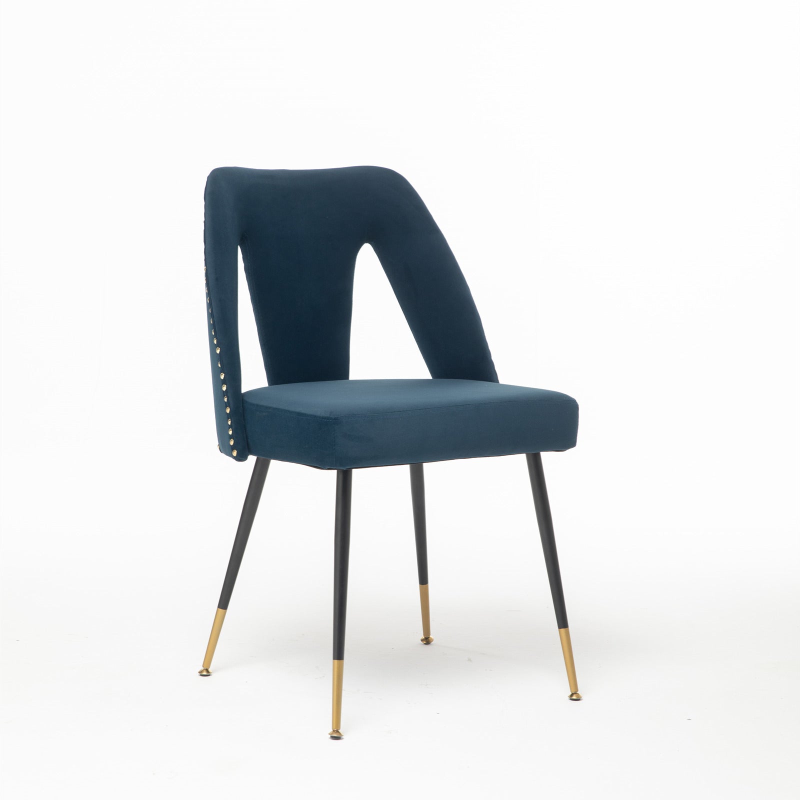 Modern Velvet Upholstered Dining Chair (Set of 2)