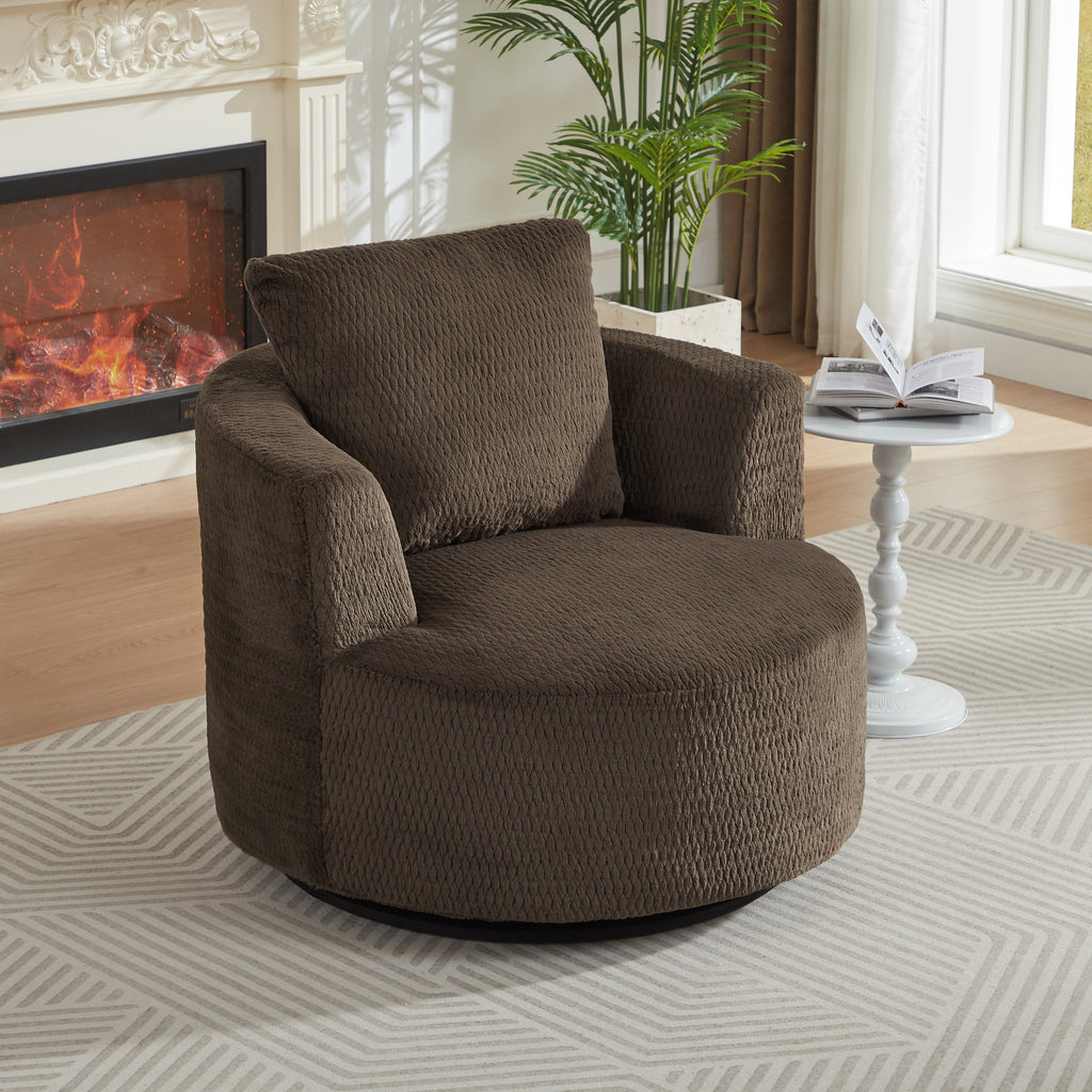 360° Swivel Compressible Accent Chair