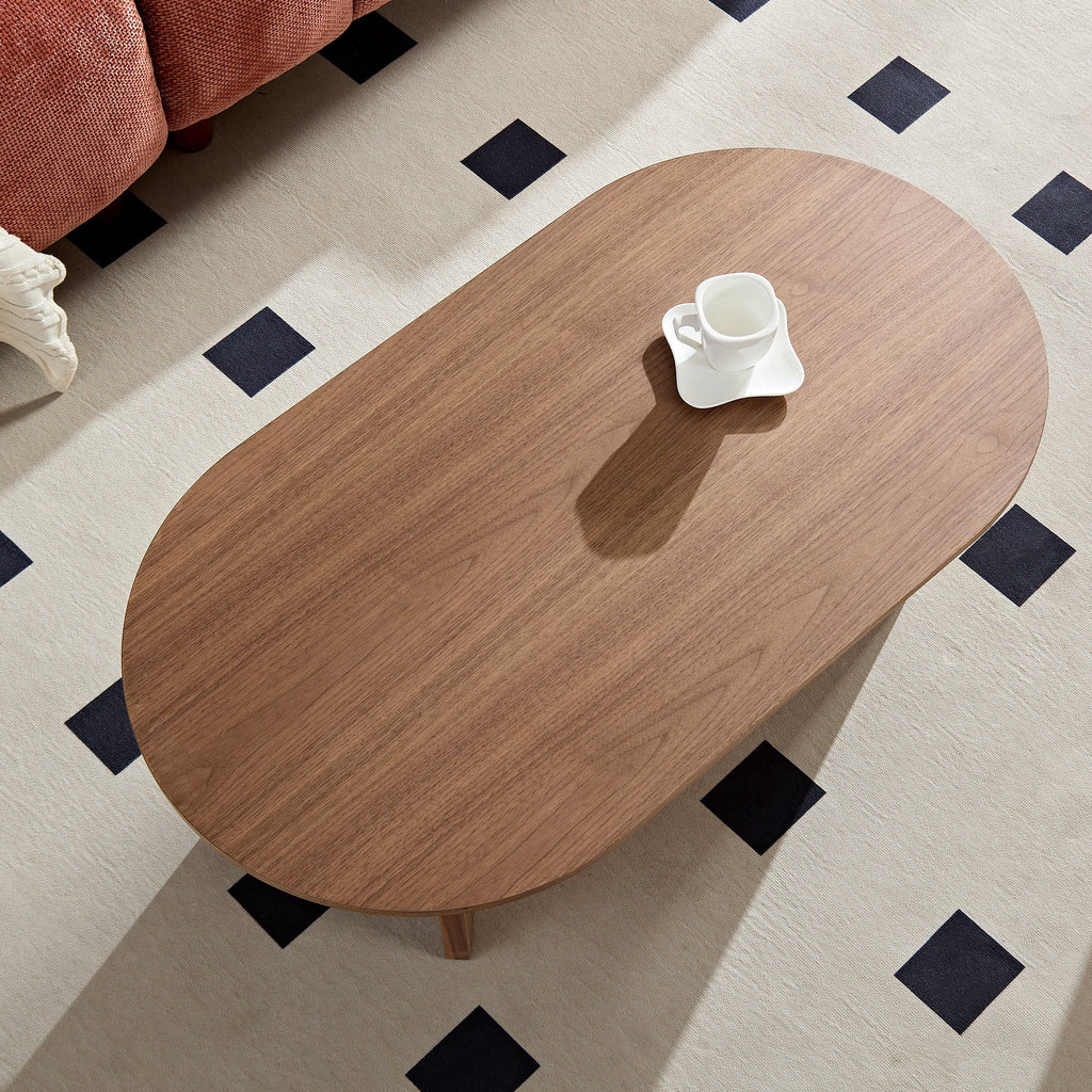 Length 39.37 Inch MDF Oval Coffee Table
