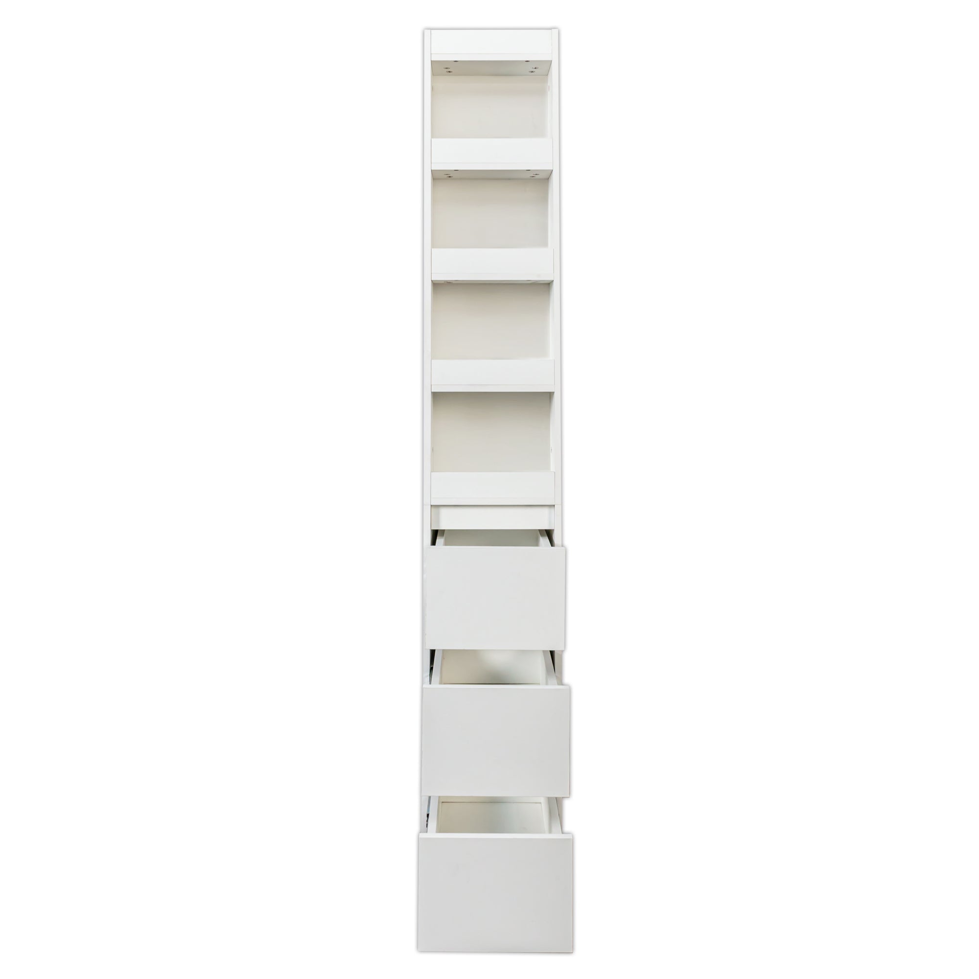 70.87' H Modern Wooden Tall Bookshelf Bookcase