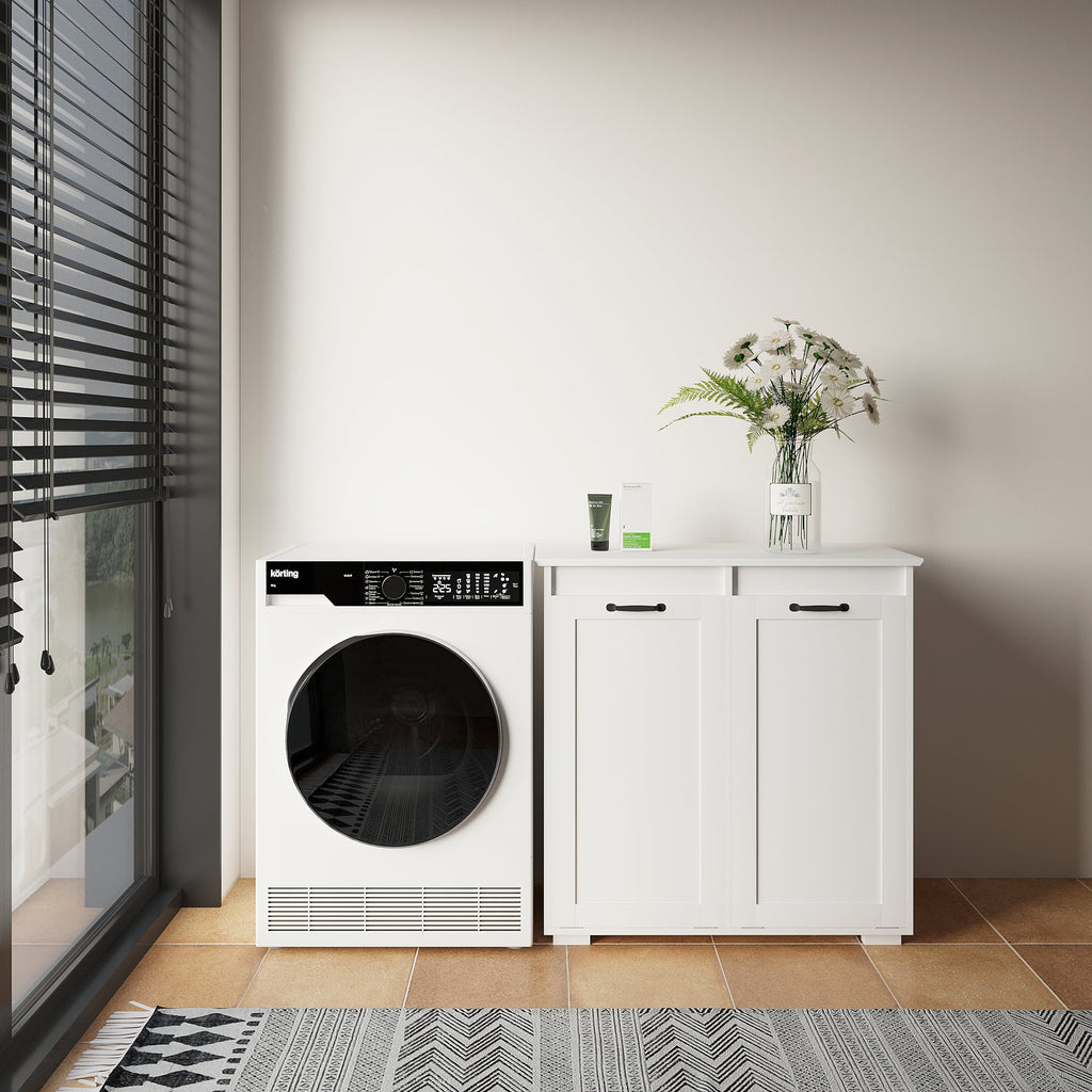 Laundry Cabinet with 2 Removable Liner Bags