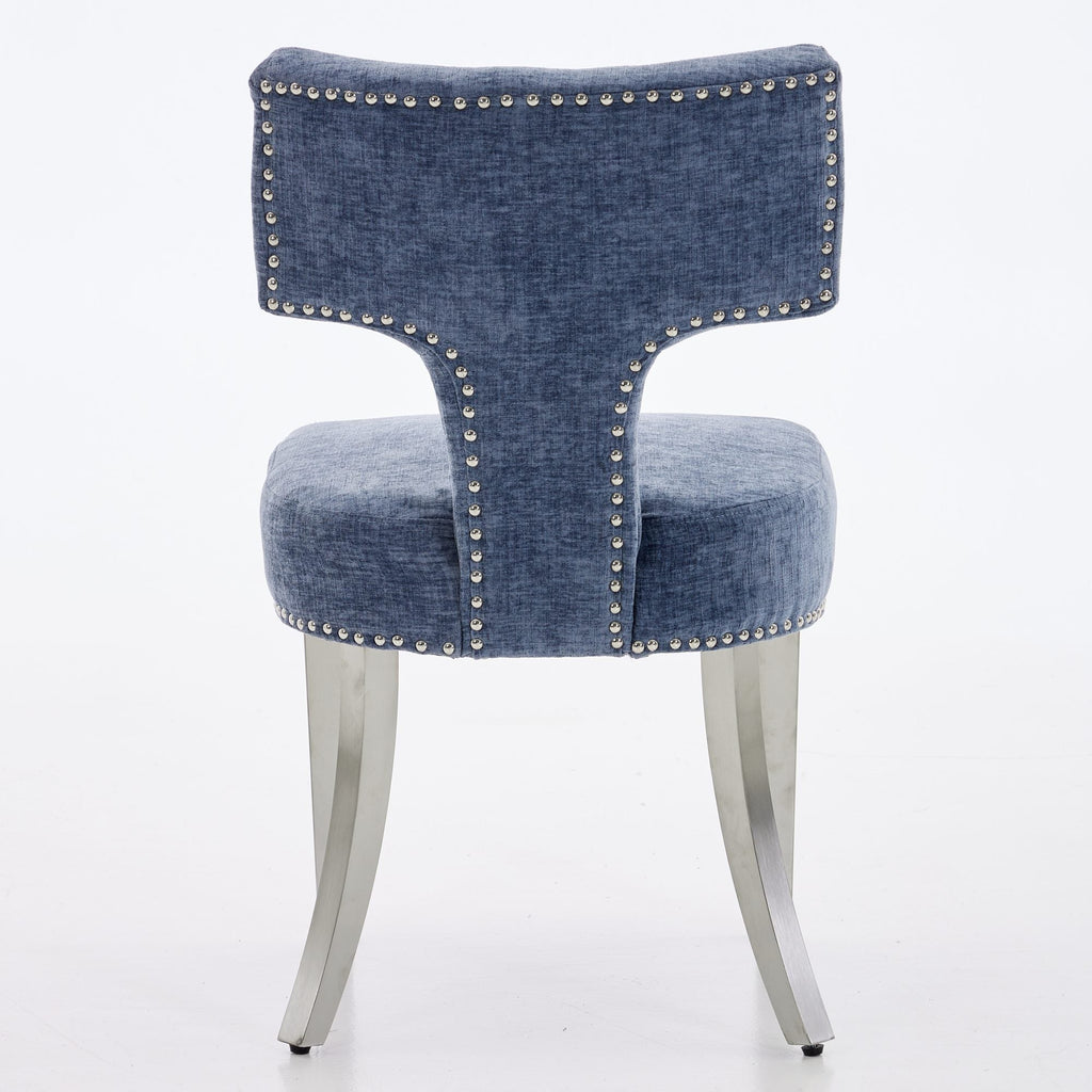Mid Century Modern Dining Chairs  (Set of 2)