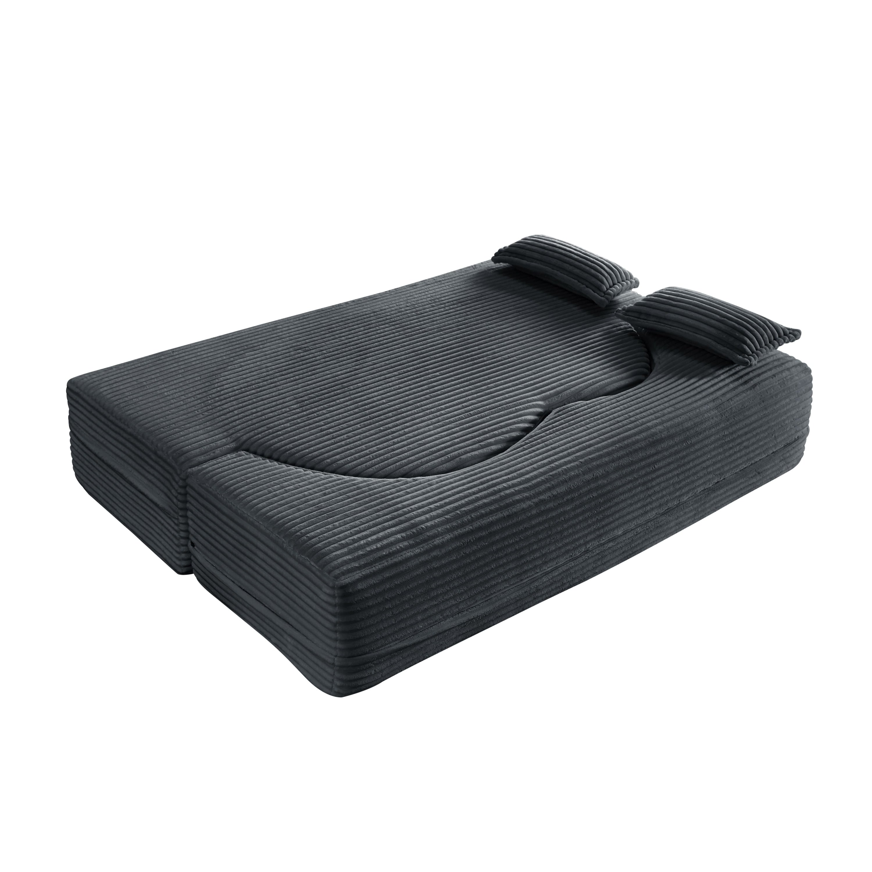 Full Size Convertible Floor Sleeper Sofa Bed