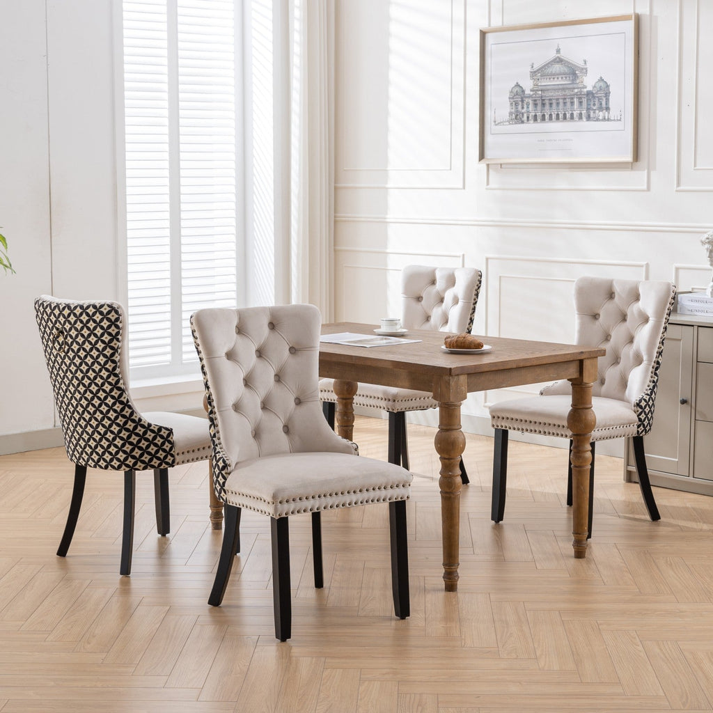 Classic Velvet Dining Chairs(Set of 2)
