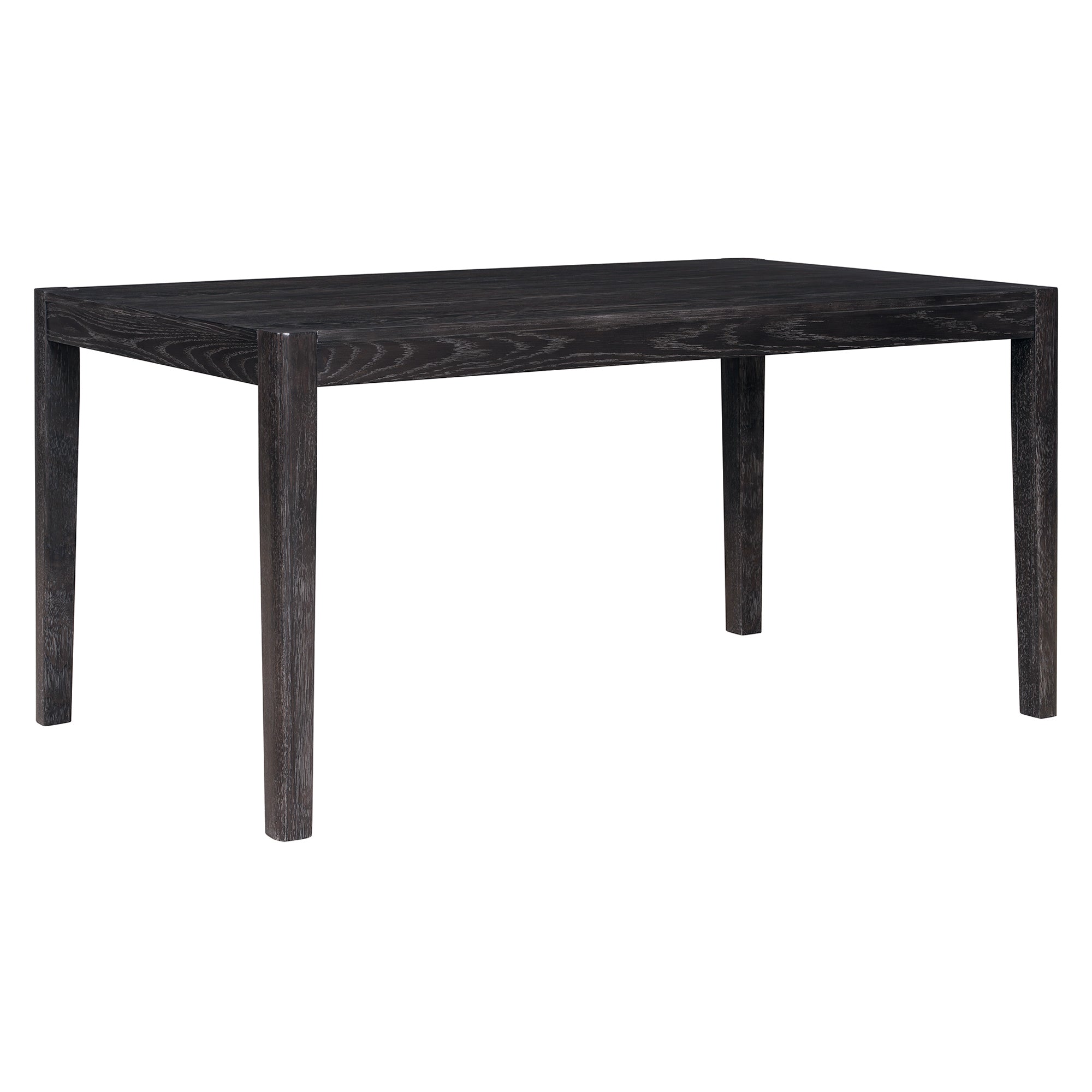 7-Piece Retro Rectangular Wood Dining Table Set
