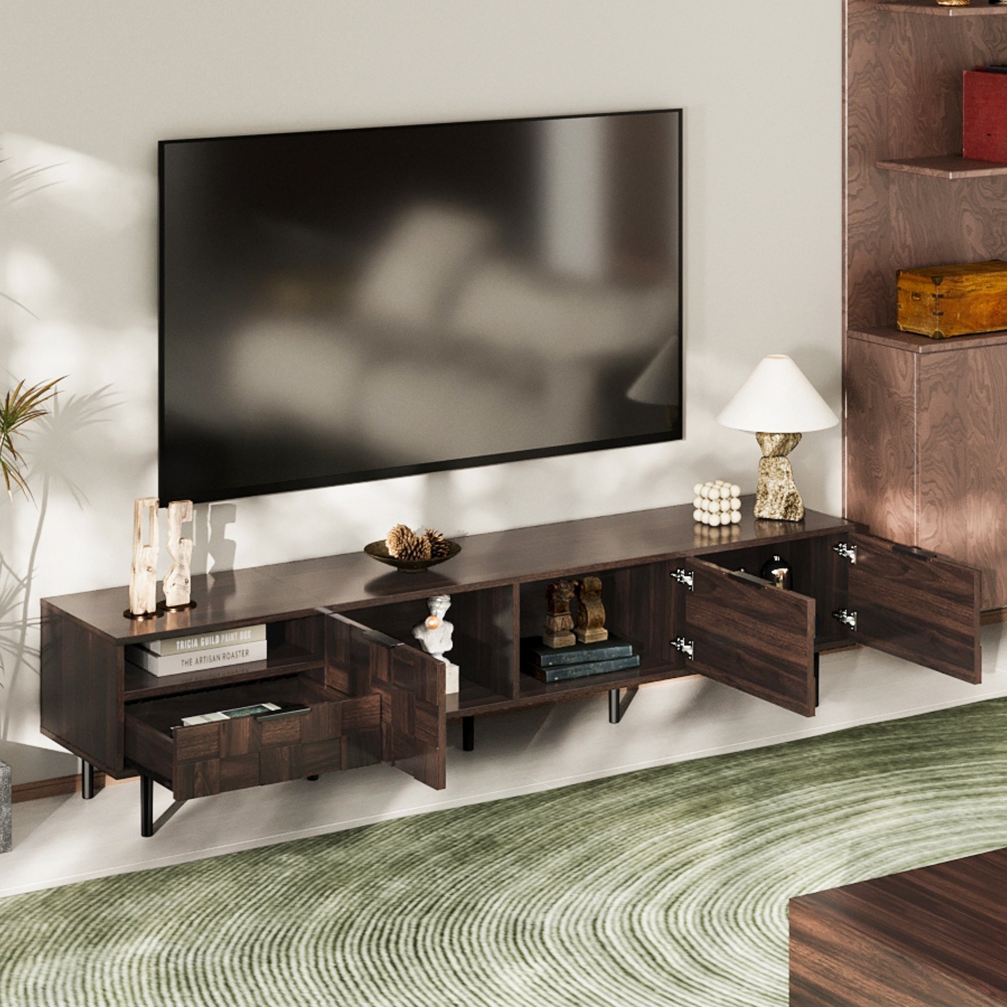 78 ' Mid Century Modern TV Stand