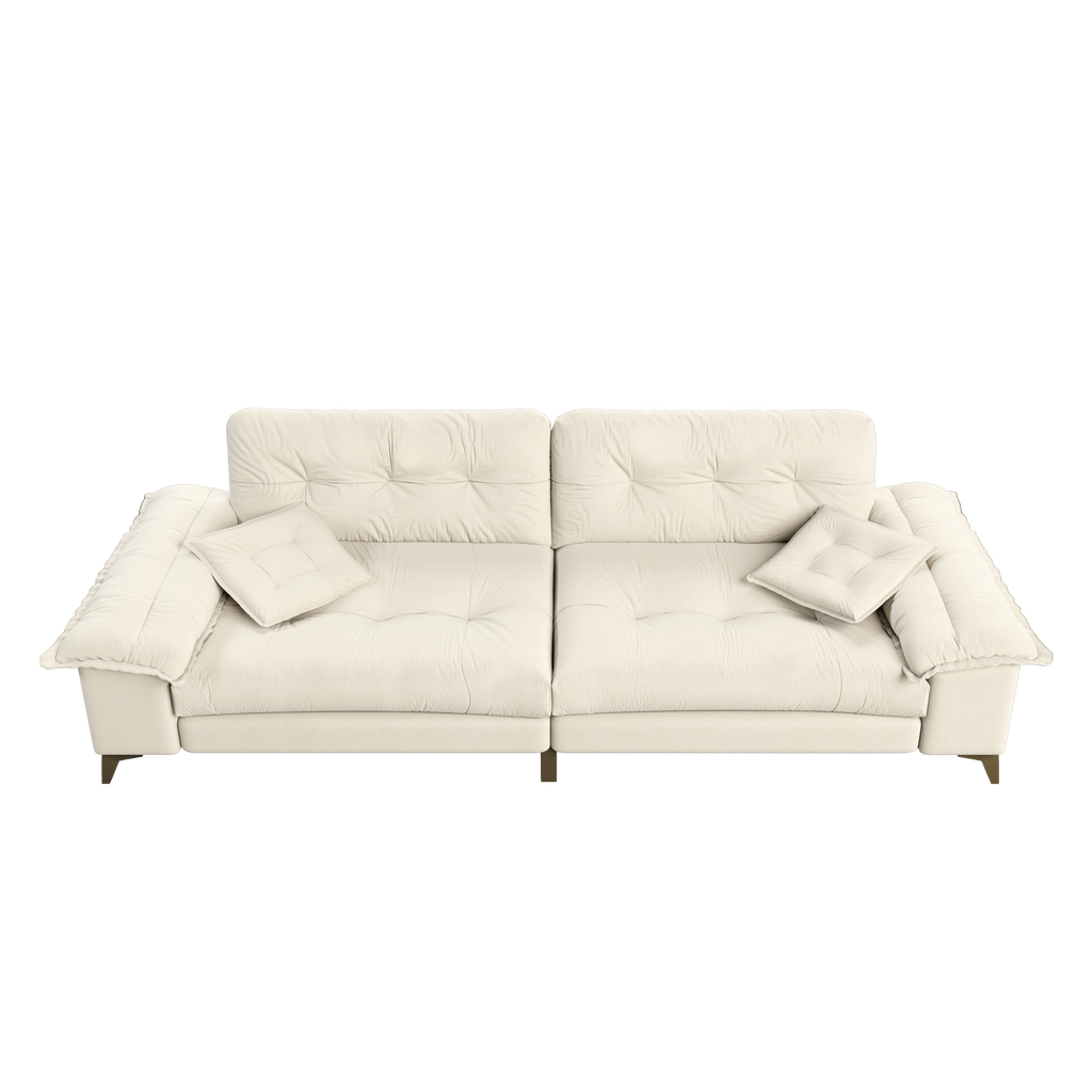 104.7 ' Modern 4-Seat Cloud Sofa with Wide Removable Armrests
